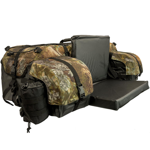 Oversized ATV TEK Arch Series Rear Rack Utility Pack, Padded ATV Cargo Bag - Kings Mountain Shadow Camo