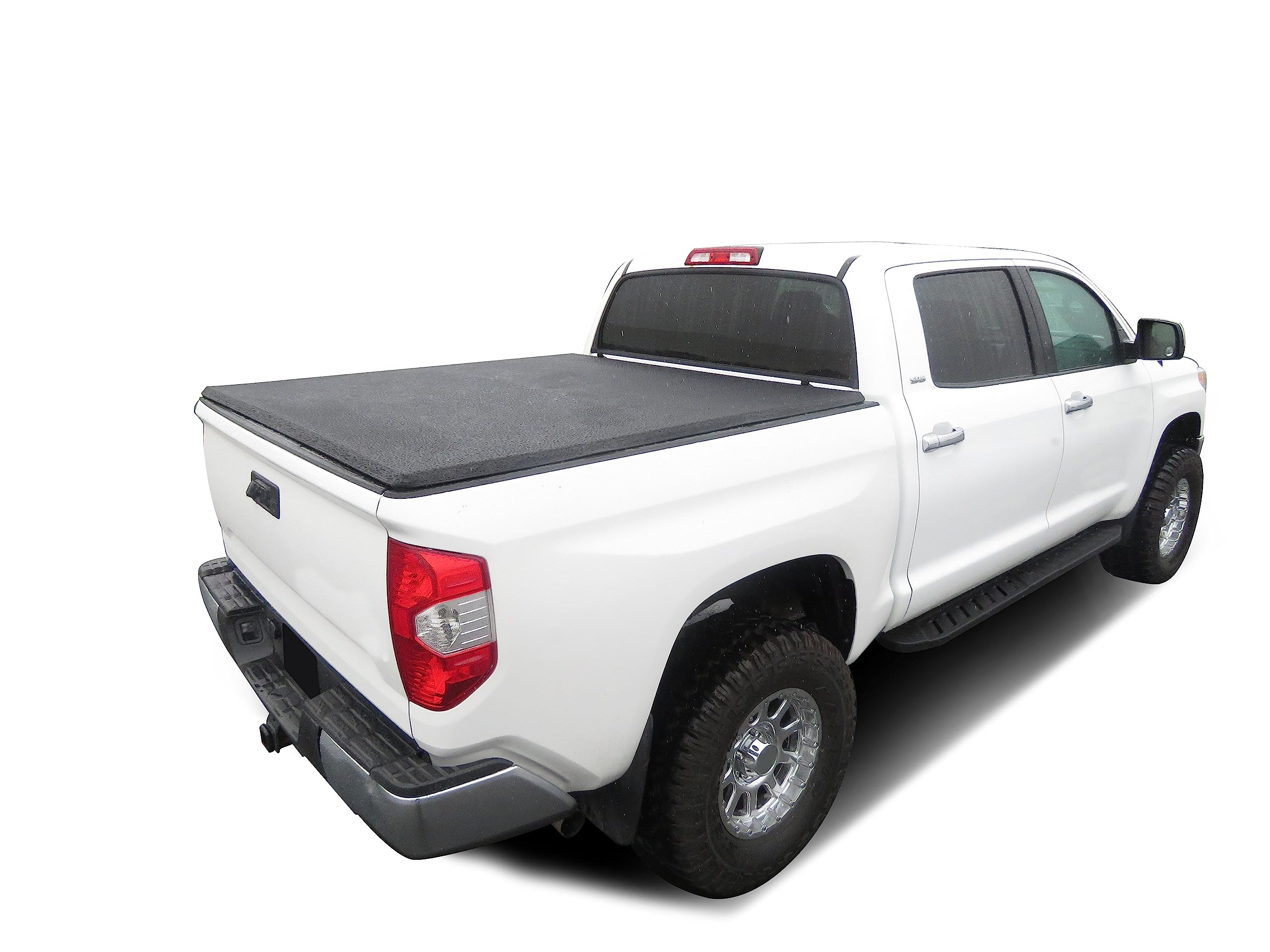 Premier Black Horse Soft Trifold Truck Bed Tonneau Cover Compatible with 2022-2024 Toyota Tundra 5.6ft Bed-PRS-TO22