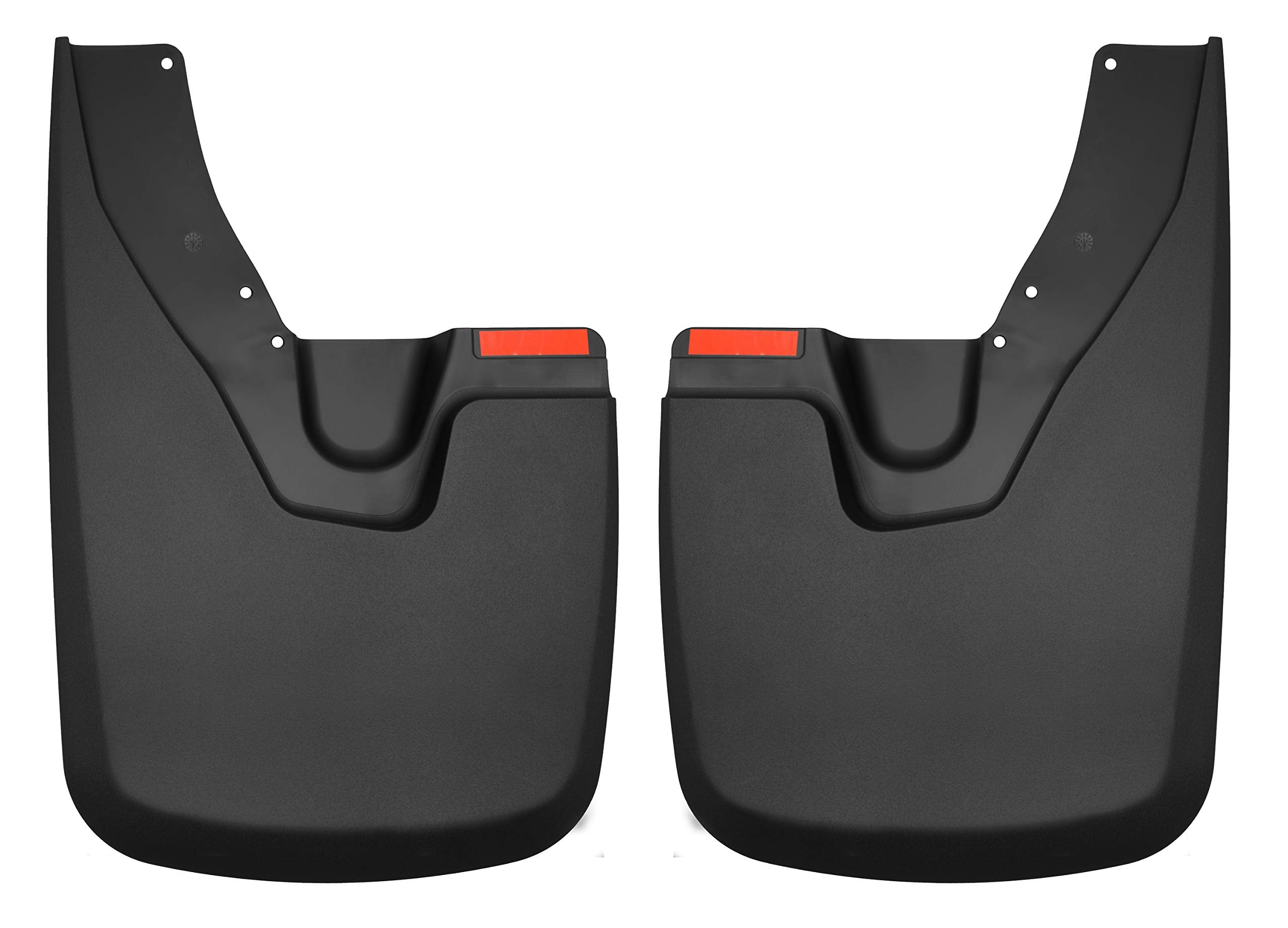 Front Mud Guards Husky Liners — Fits 2019-2024 Ram 2500/3500 w/OEM Fender Flares (Will NOT Fit Power Wagon), Front Set - Black, 2 Pc. | 58051