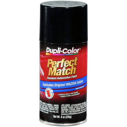 Mazda Dupli-Color E7 Black Mica Perfect Match Automotive Paint - Aerosol, 8 oz.