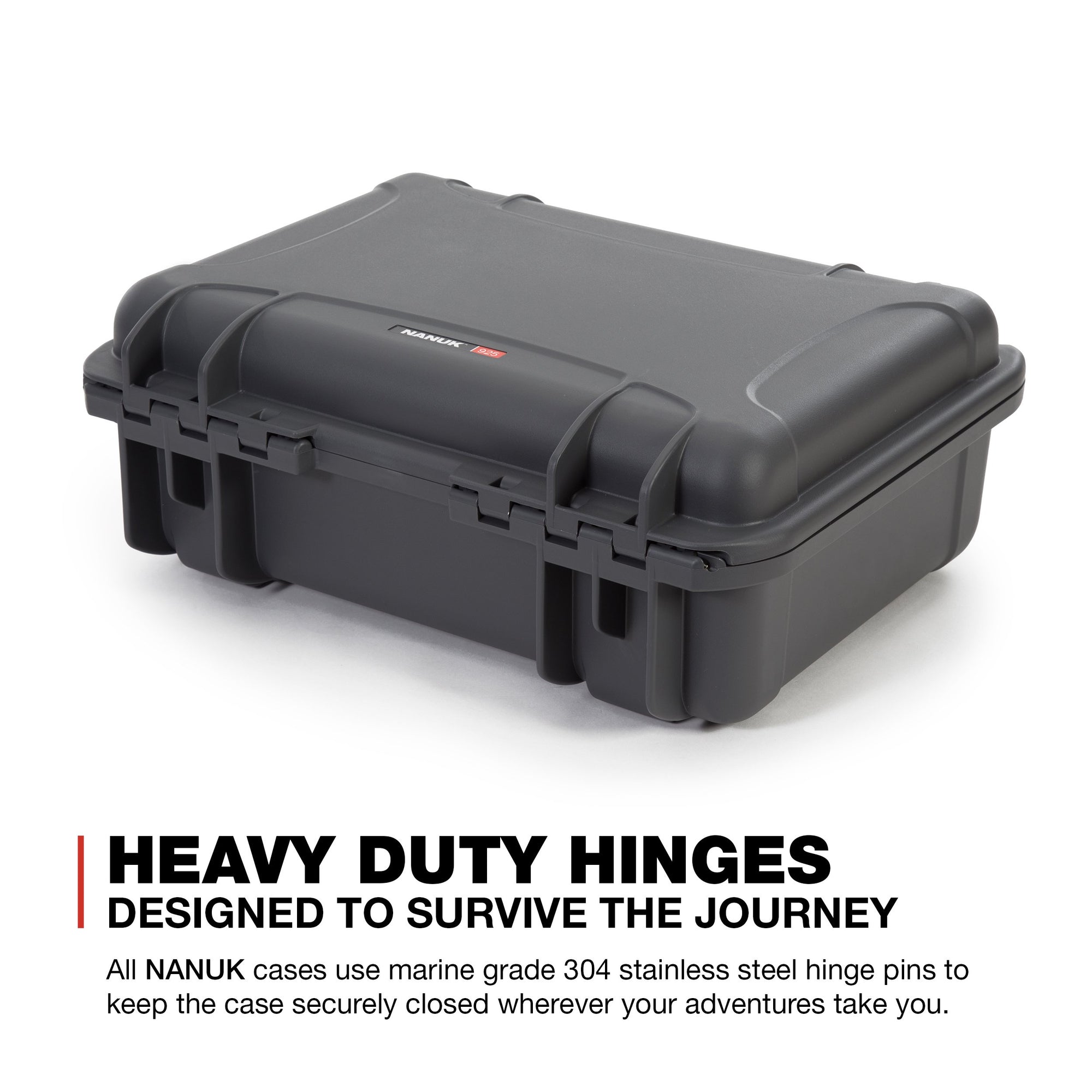 Nanuk Waterproof Hard Case 925 with Foam Insert for DJI Mavic Air 2 + Smart Controller - Graphite (925-MAVIA27)