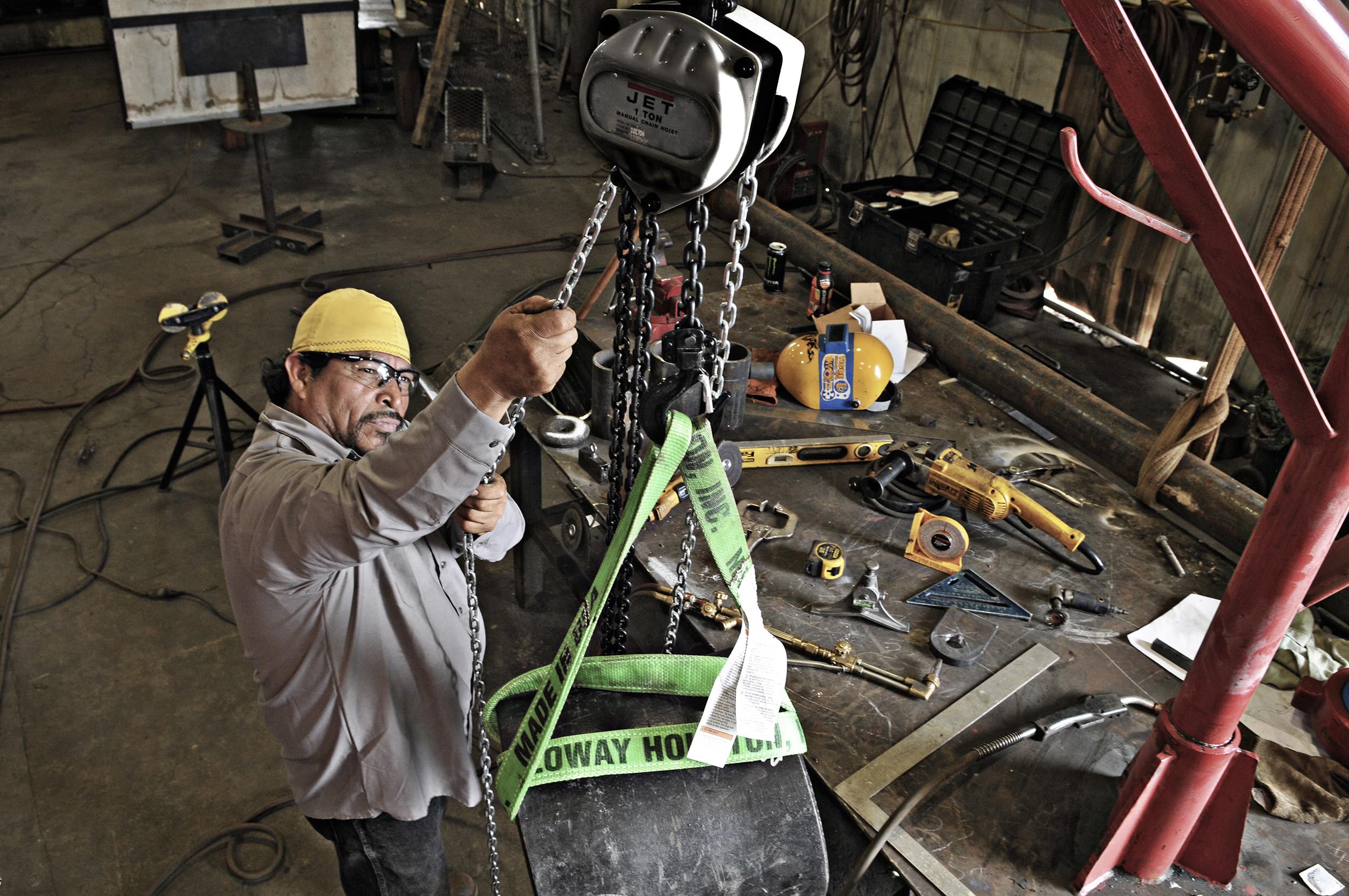 3-Ton JET Hand Chain Hoist, 10' Lift (Model S90-300-10)
