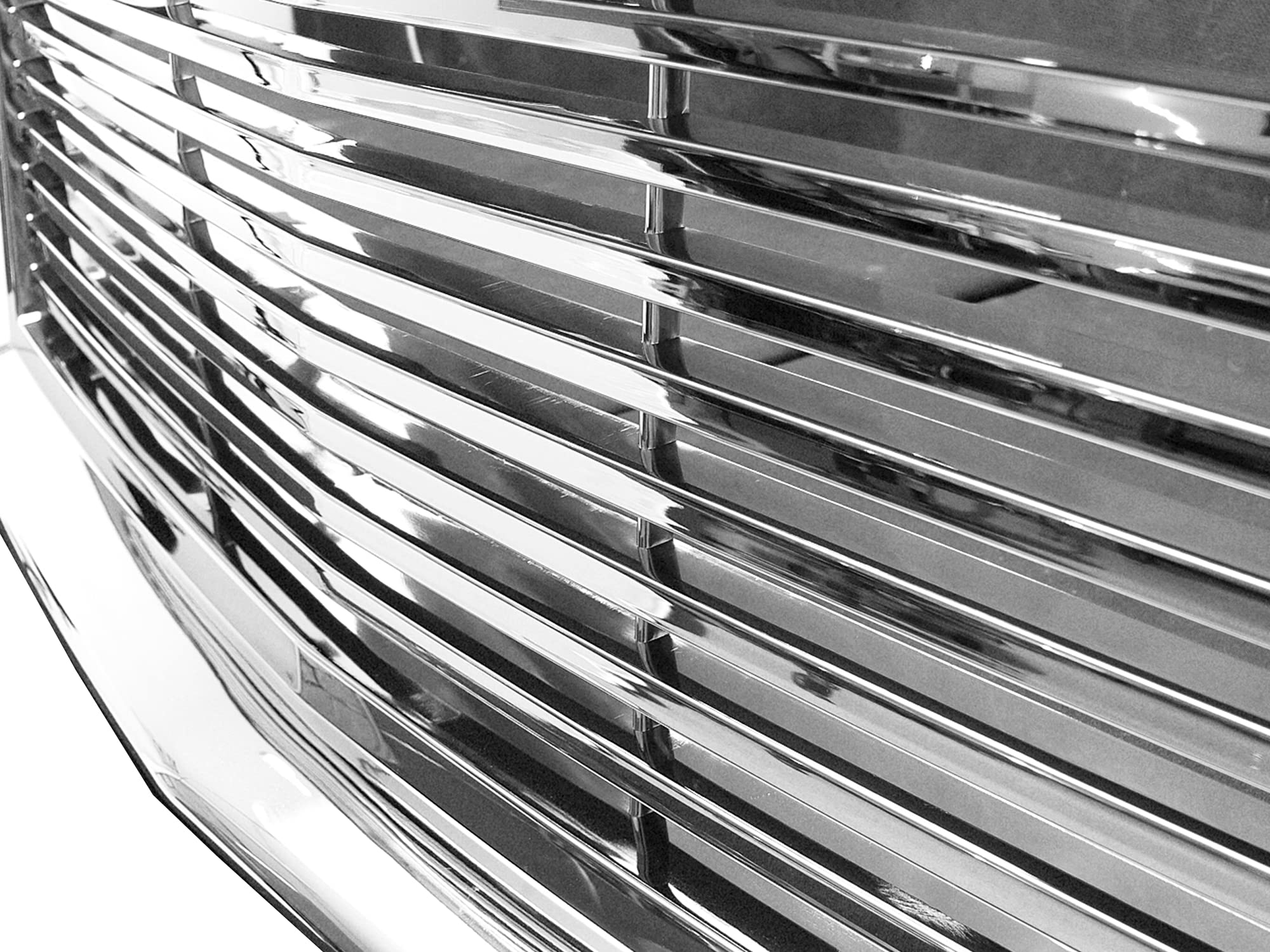 7147010 Armordillo USA Horizontal Front Hood Grille - Chrome Fits 1998-2004 Chevy Blazer