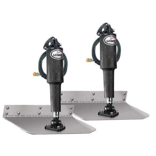 15001-101 Lenco Electric Standard Mount Trim Tab Kit Without Switch - 9" x 12"