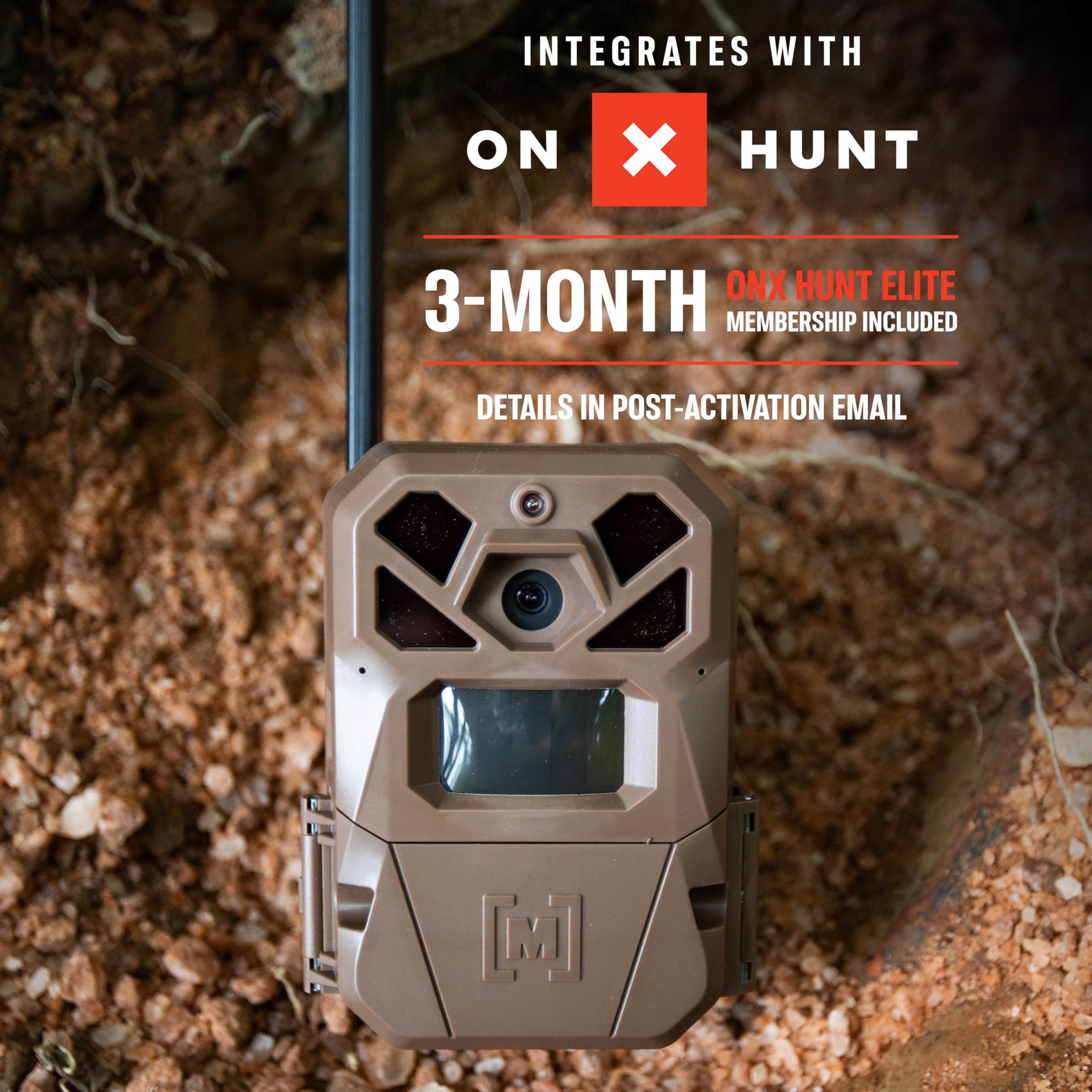 Moultrie 2 Edge Cellular Trail Camera - Auto Connect Nationwide 4G LTE - On Demand 36MP Photo - 1080P Video with HD Audio - 100 Ft Detection Range - Low Glow Flash