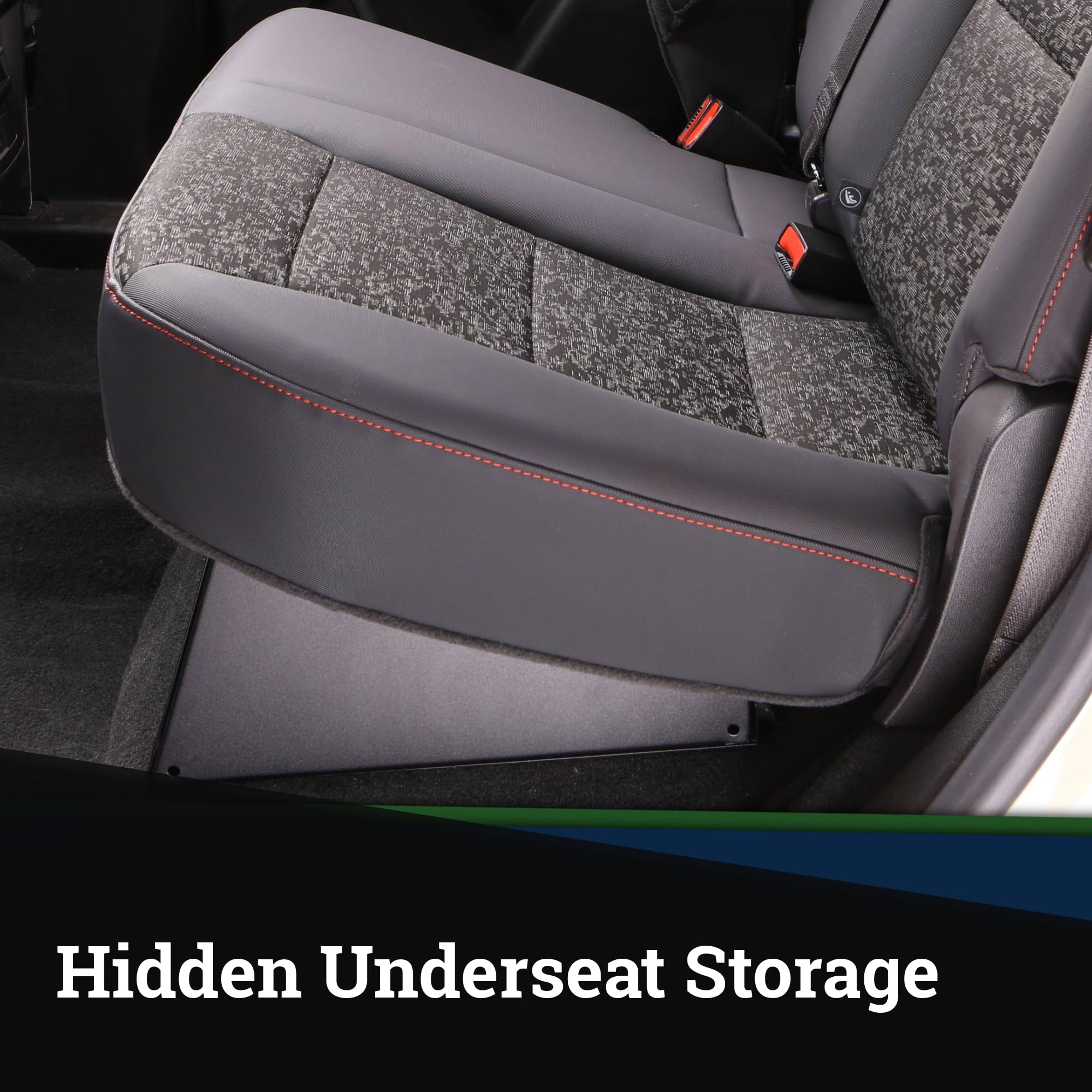 Tuffy Lockbox Rear Underseat for 2023–2025 Chevy Colorado & GMC Canyon Crew Cab – Heavy-Duty Steel Security Storage Safe with OEM Fit – Key Lock