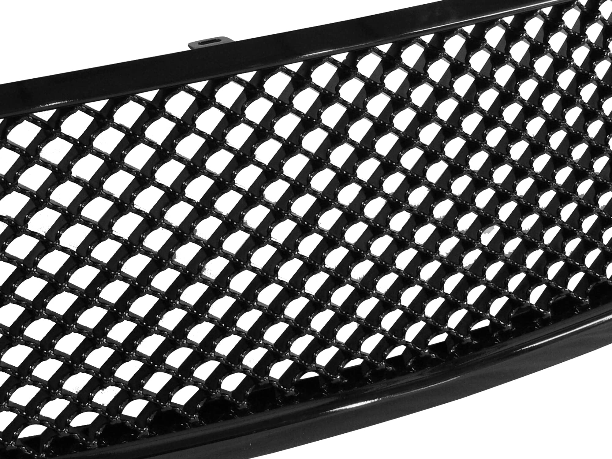 7147638 Armordillo USA Mesh Front Hood Grille - Gloss Black Fits 2007-2012 Dodge Caliber