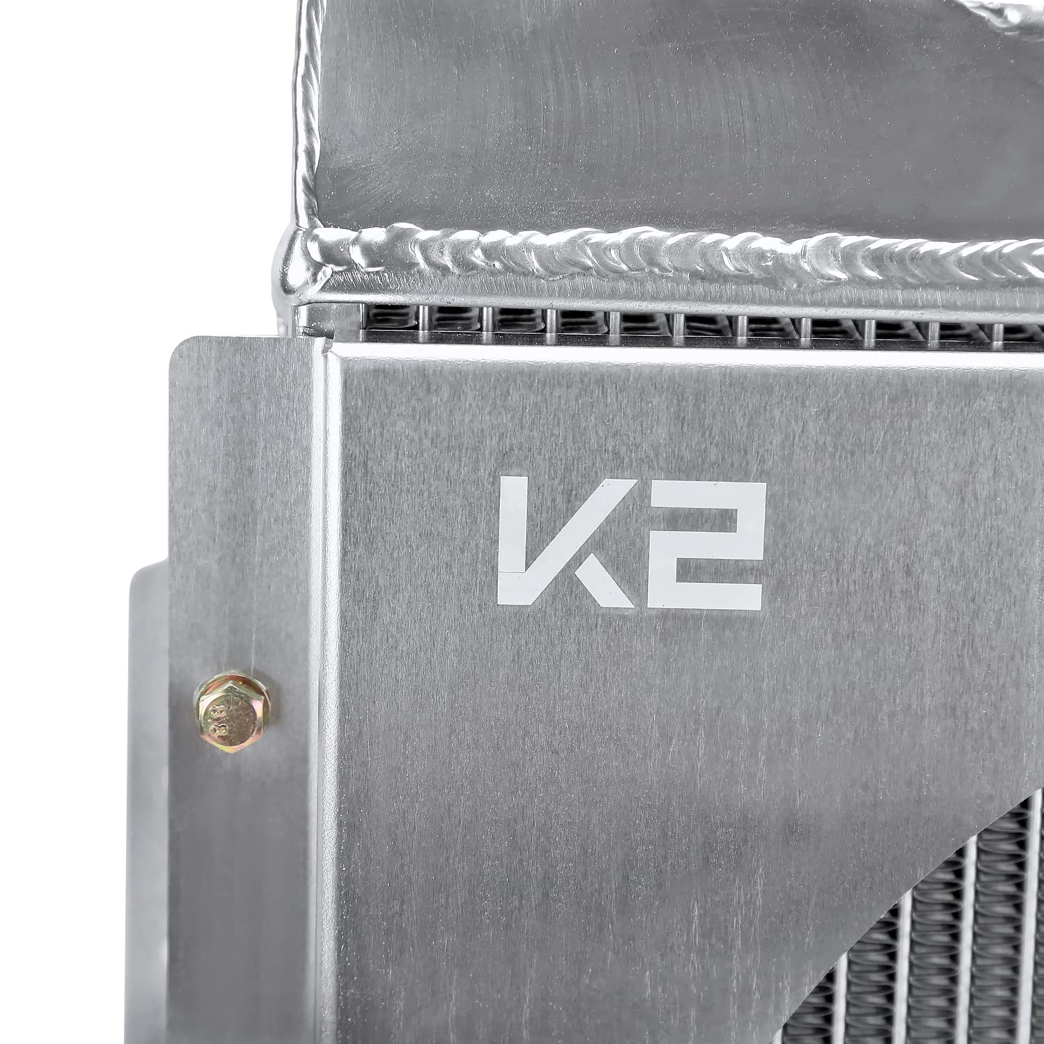 Cooling Spec-D Tuning Aluminum 3 Row Radiator with Fan Shroud Compatible with Ford Mustang V8 Conversion 1965-1966