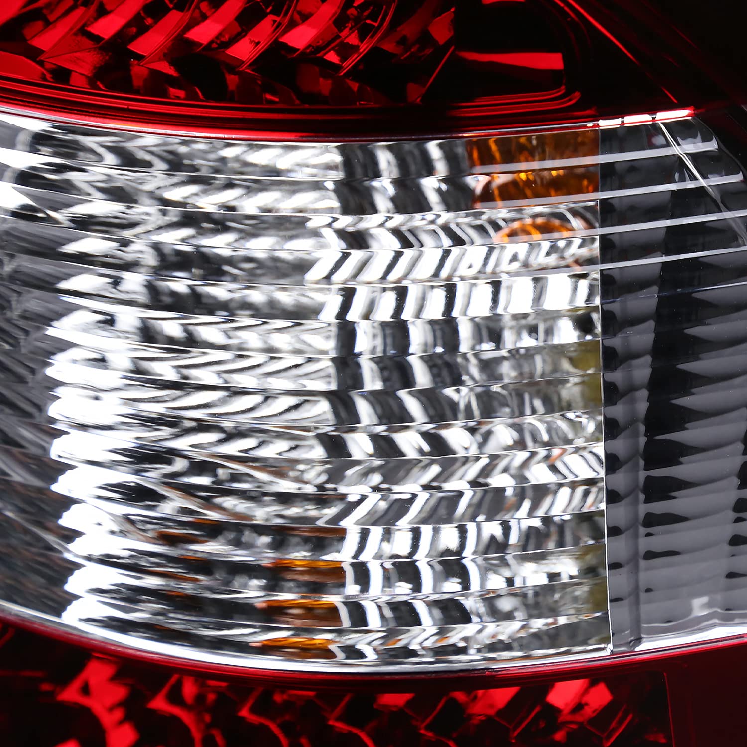 Spec-D Tuning LED Red Tail Lights Compatible with 1998-2005 Mercedes-Benz W163 M-Class, Left + Right Pair Assembly