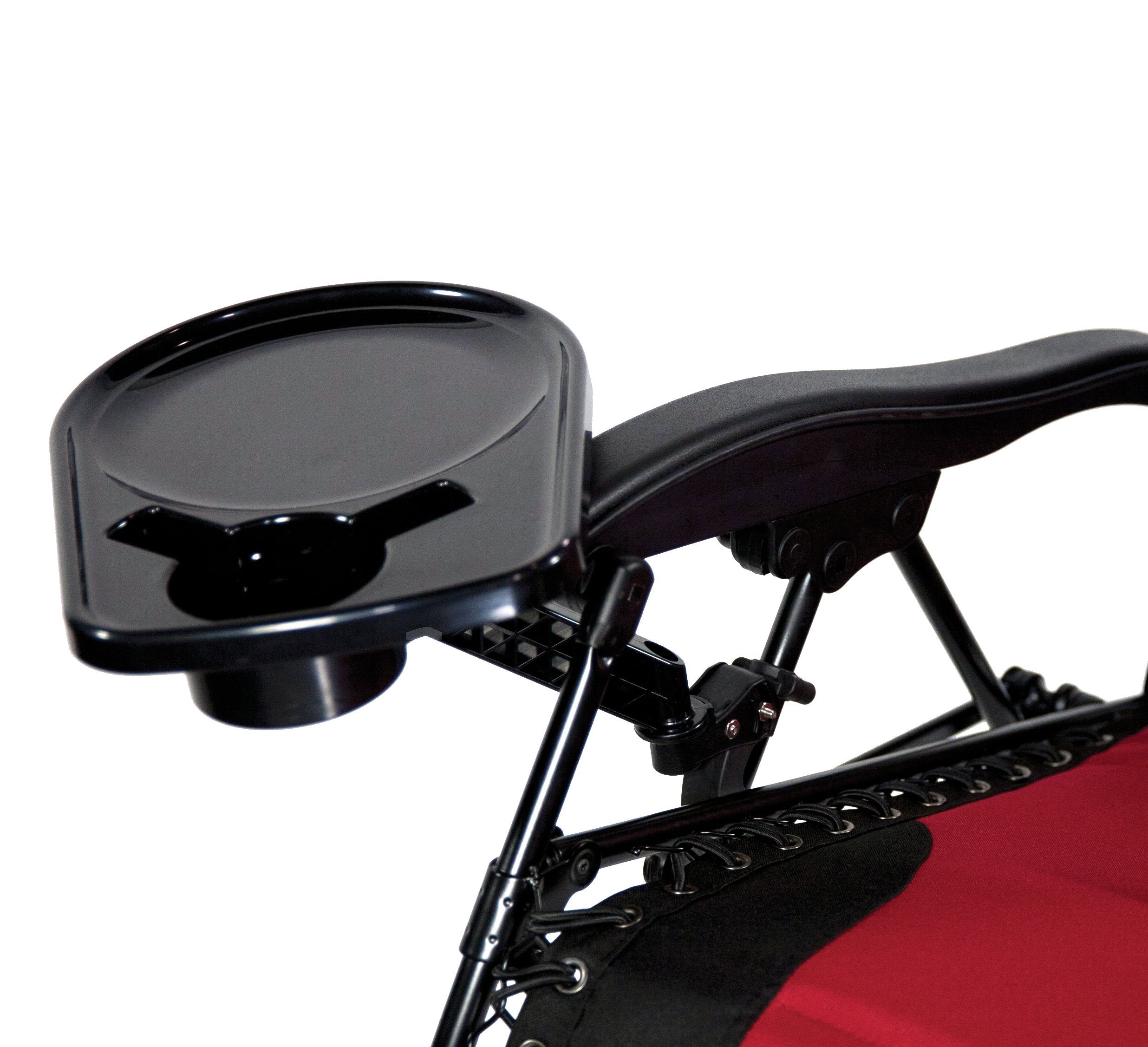 FAULKNER Serving Tray 48945 Malibu Laguna and Newport Recliners, Black