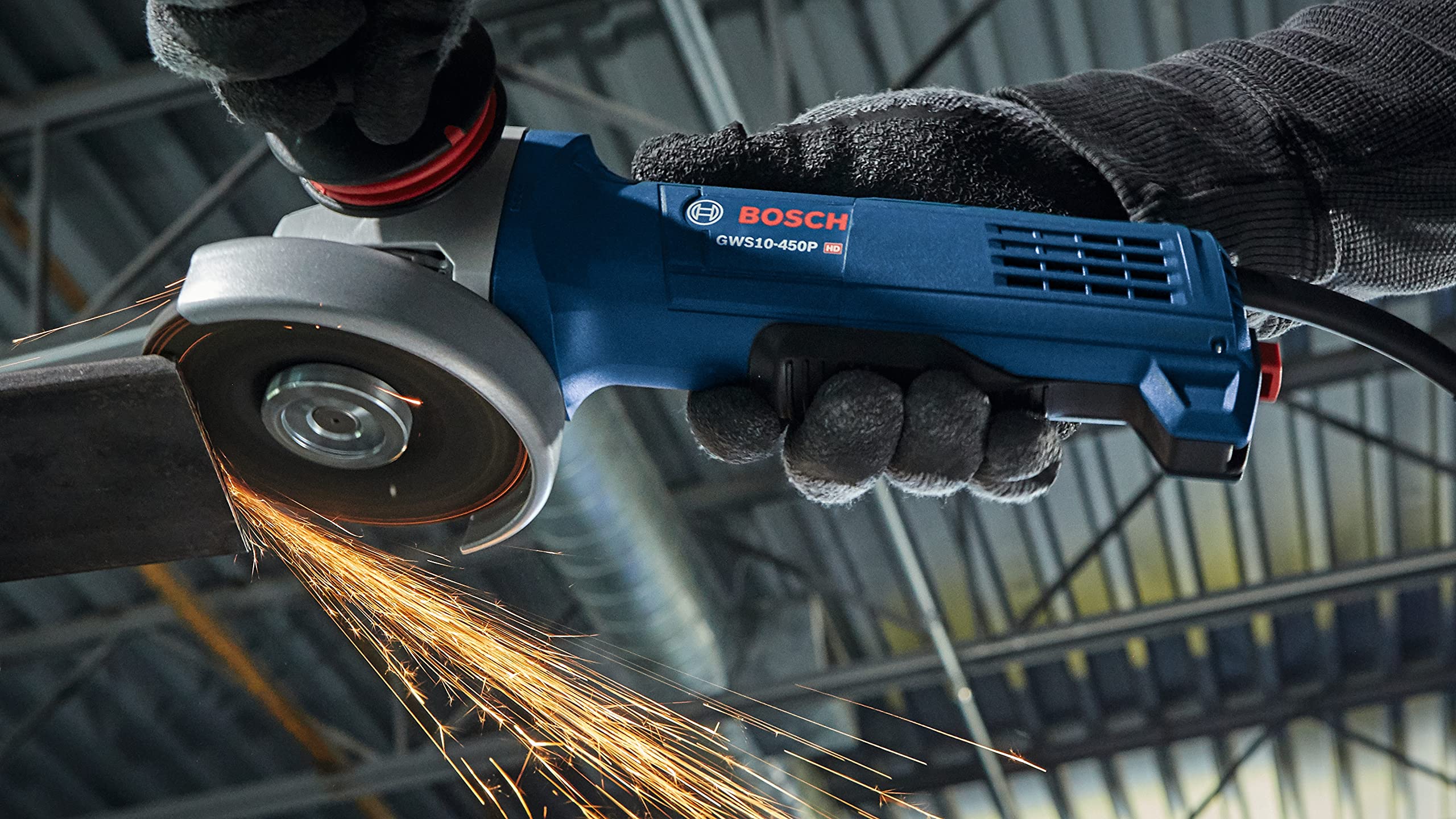 GWS10-450P Bosch 4-1/2 In. Ergonomic Angle Grinder with Paddle Switch