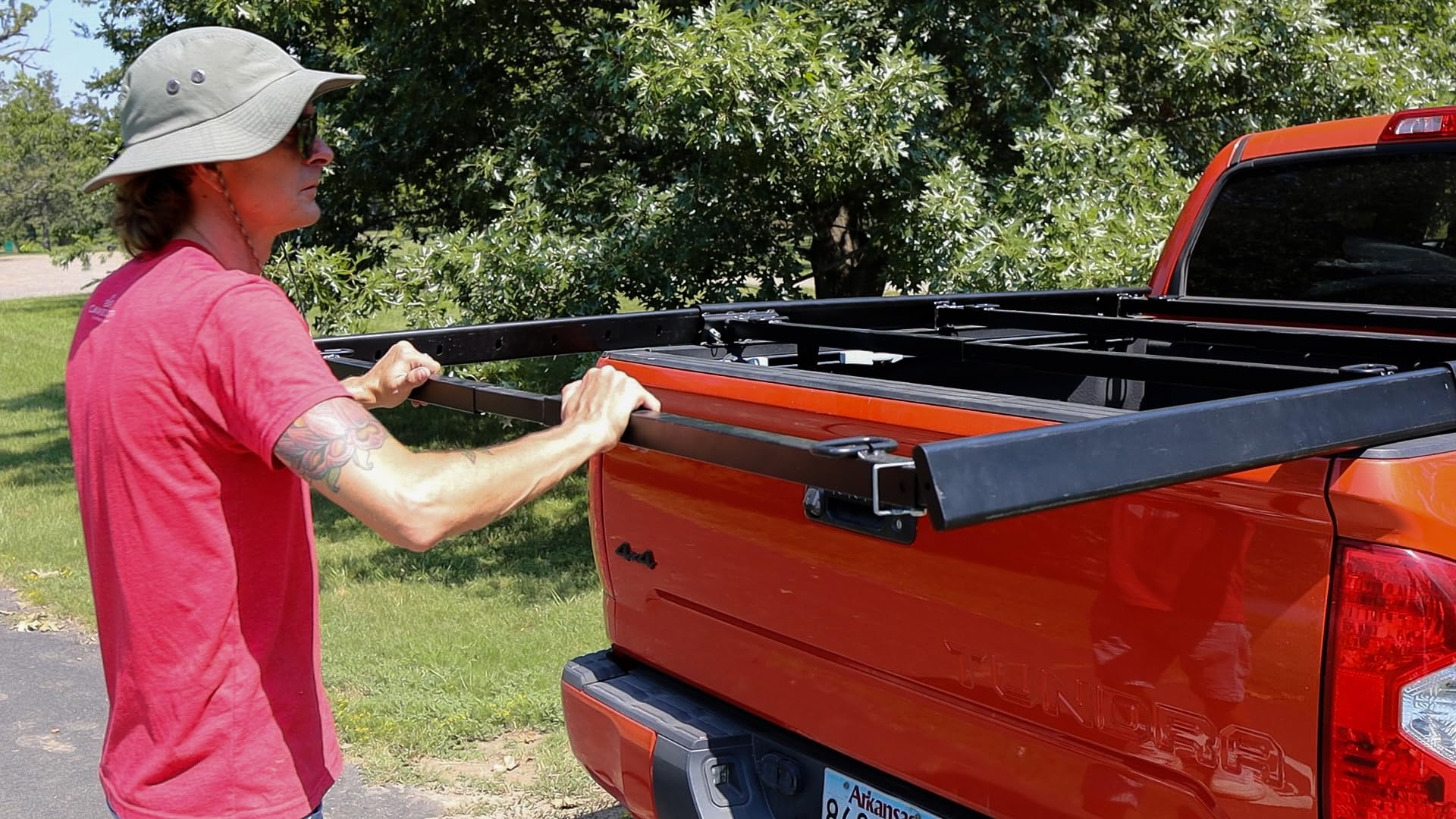 Traxions Universal New Versa-Rack 5-409 The Only Rack to Extend Your Truck Bed from 64" to 96" Including Clamps