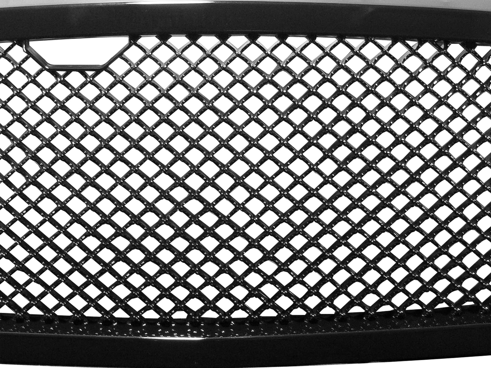 7147713 Armordillo USA Mesh Front Hood Grille - Gloss Black Fits 2005-2007 Dodge Dakota