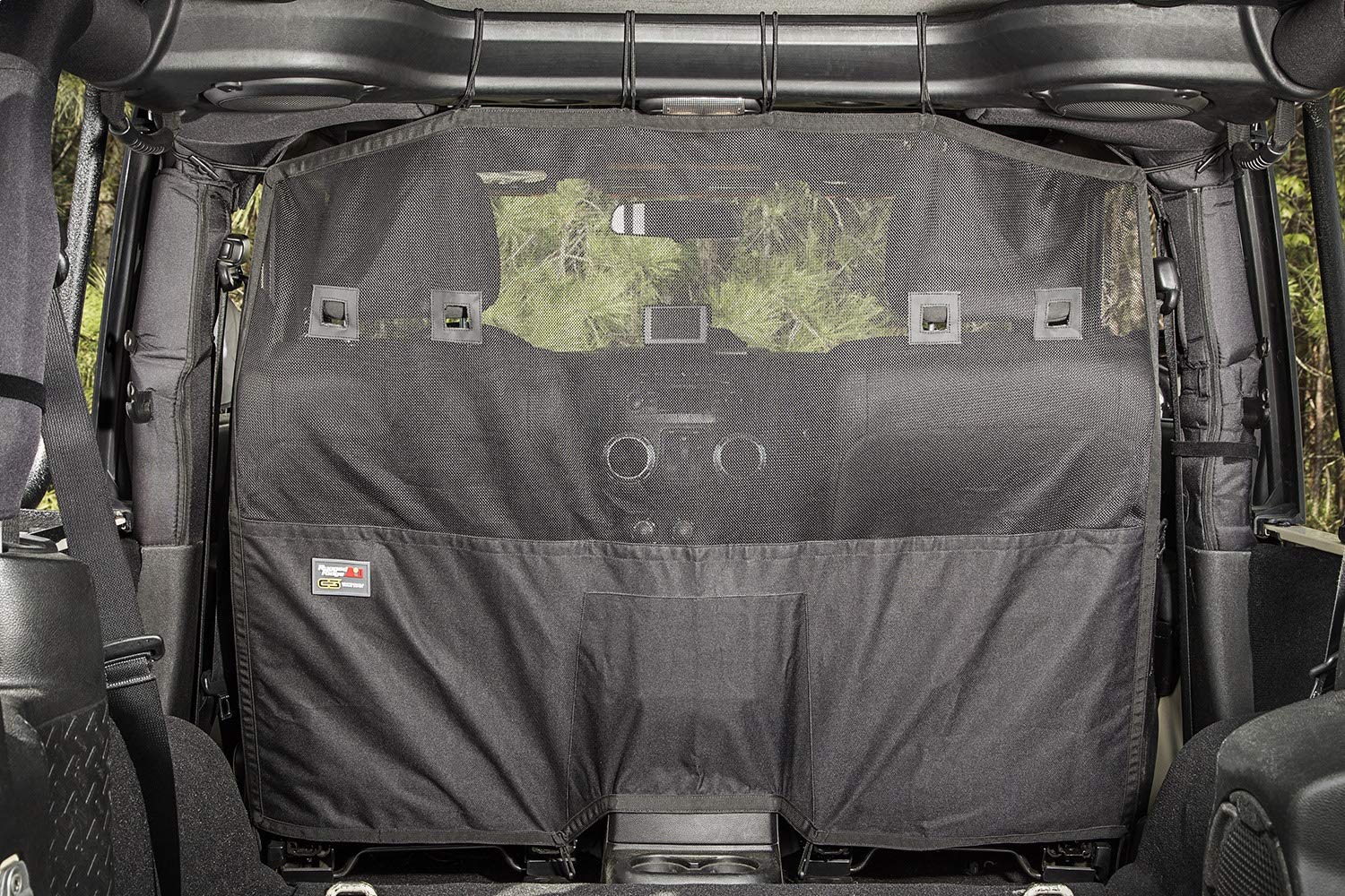 C2 Cargo Curtain, Front | Rugged Ridge | 13260.05 | Fits 2007-2018 Jeep Wrangler JK/JKU