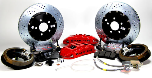 15" Ext+ Brake Sys Rr Red Baer Brakes 05-14 Gm Pu (4302480R)