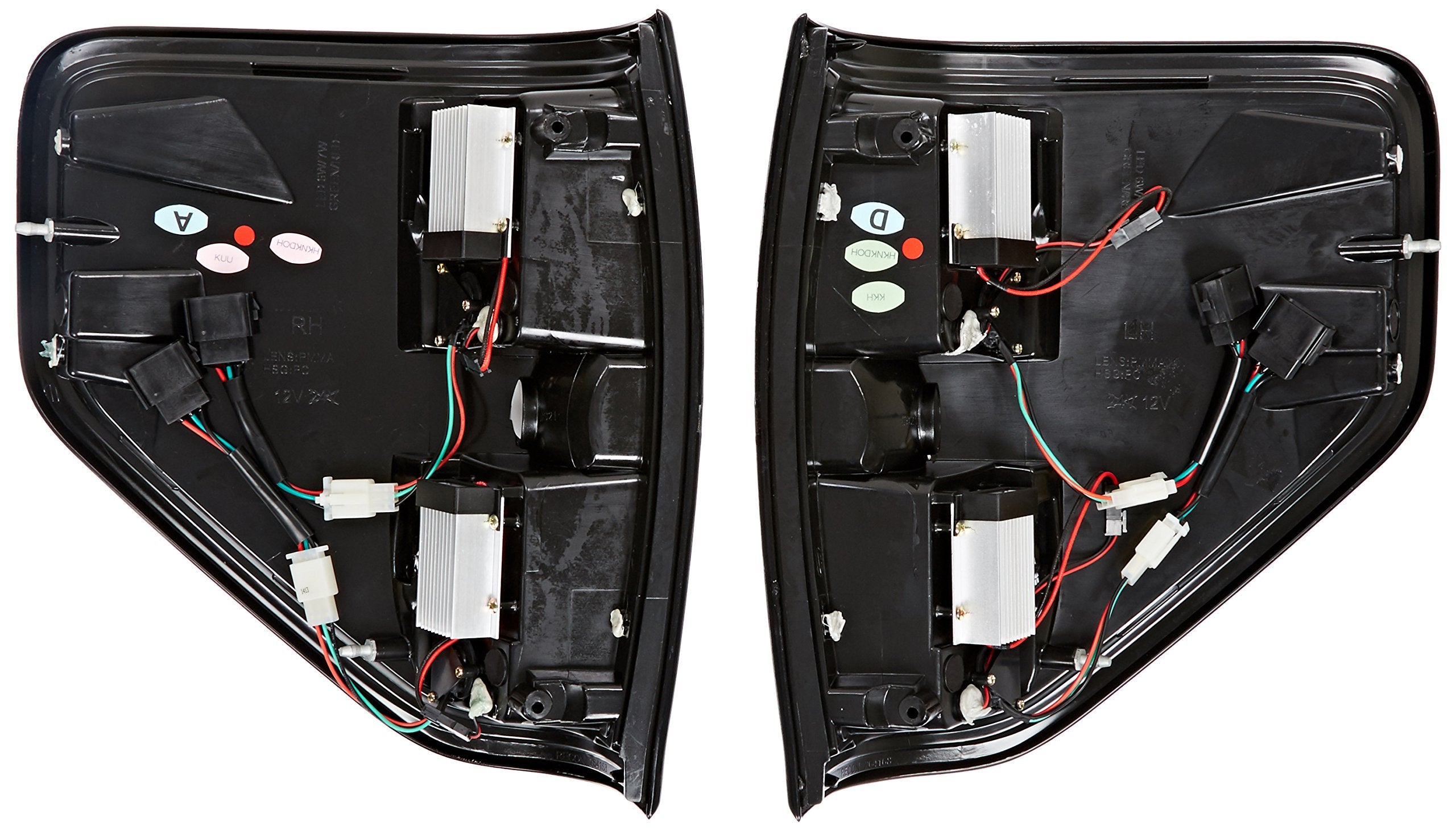 Black Recon 264168BK LED Tail Lights