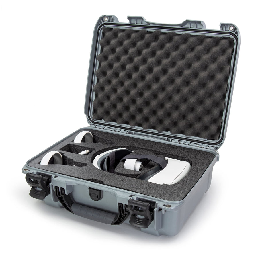Waterproof Hard Case Nanuk 925 with Foam Insert for Oculus Quest 2 - Silver