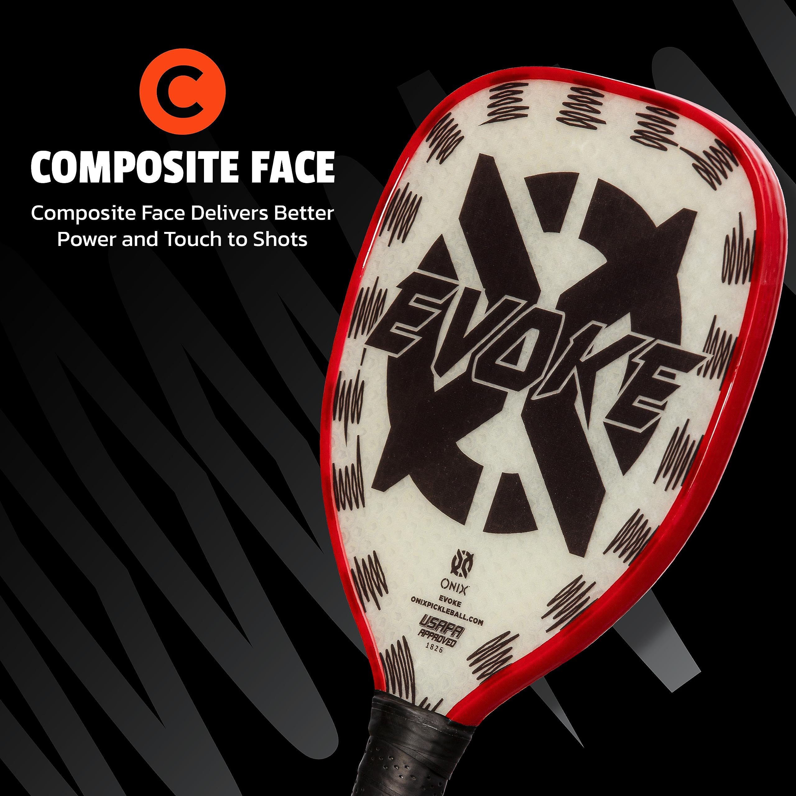 Onix Evoke XL Pickleball Paddles - Tear Drop, React, Inferno, Voyager, Summit