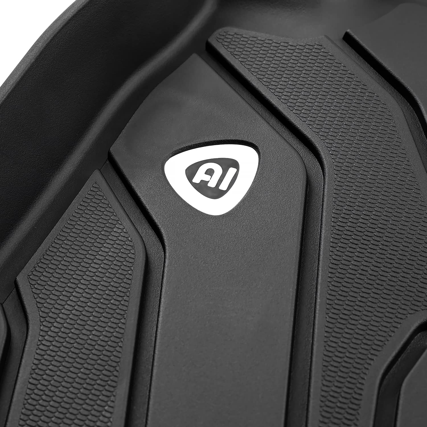 All-Weather Spec-D Tuning Black Injection-Molded TPE Front + Rear Floor Mats Compatible with 2014-2020 Nissan Rogue, 3PC
