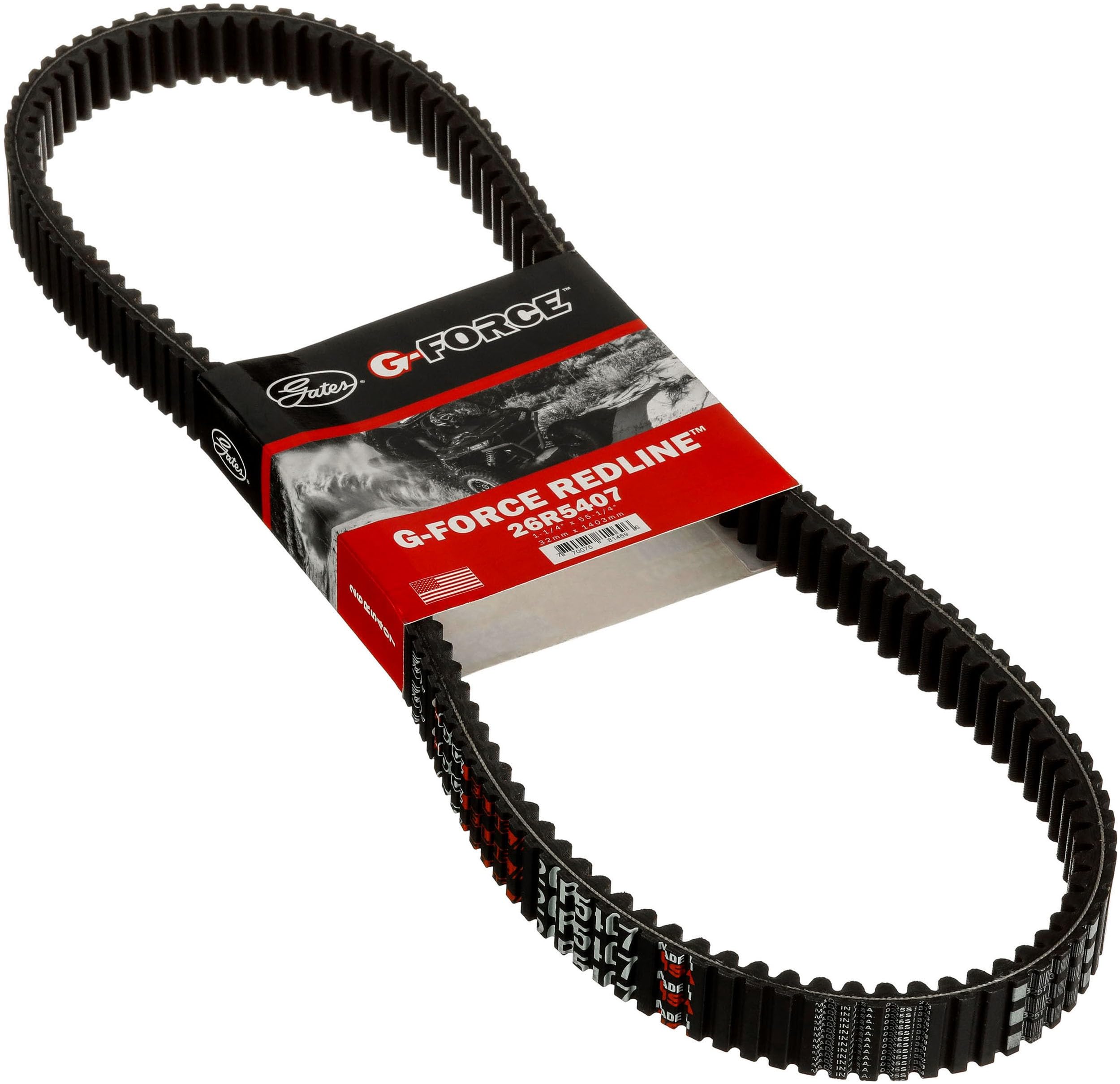 G-Force Gates RedLine Continuously Variable Transmission (CVT) Belt 26R5407