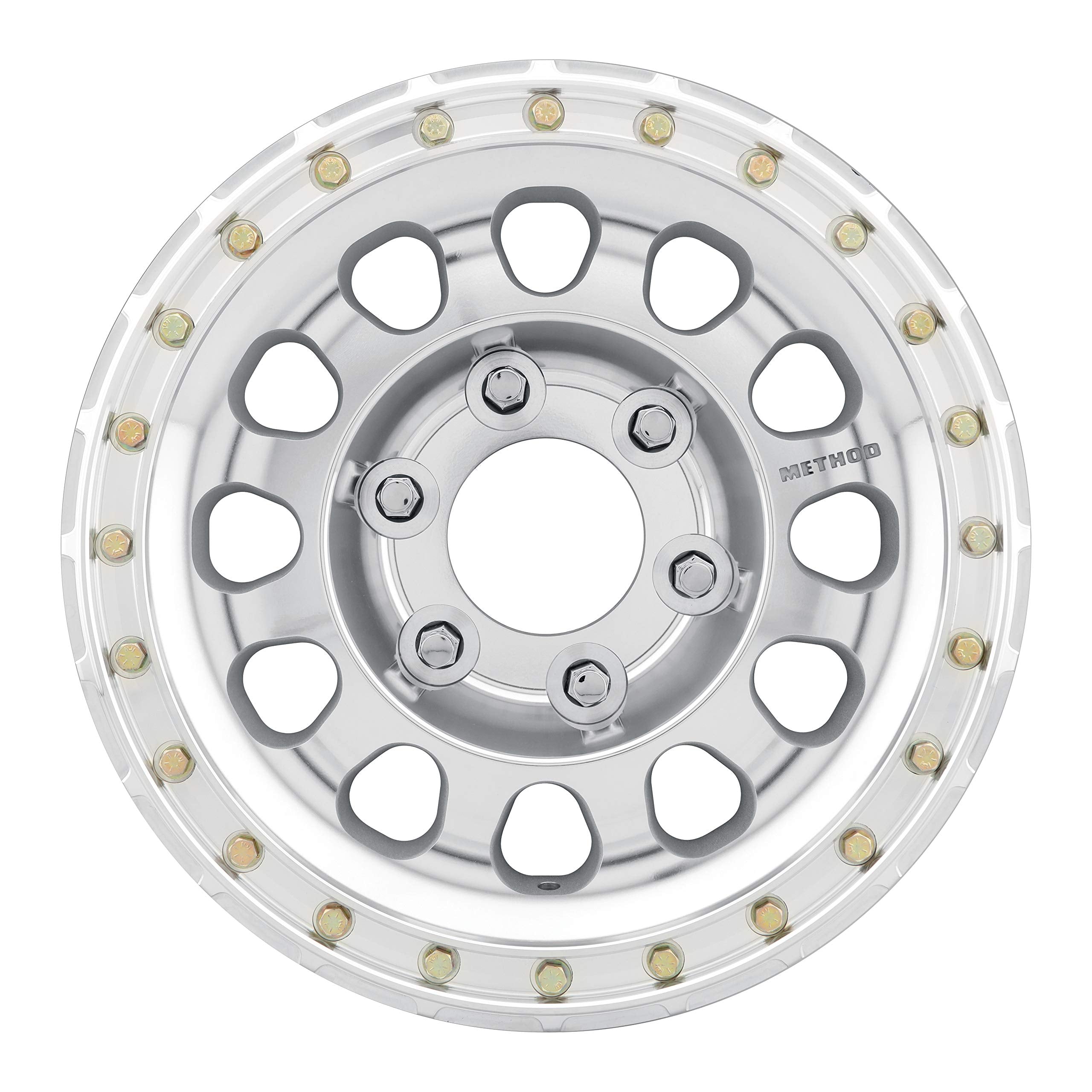 Raw Method Race Wheels 103 Machined Beadlock 17x9" 6x6.5", 25mm offset 6" Backspace, MR10379070325B