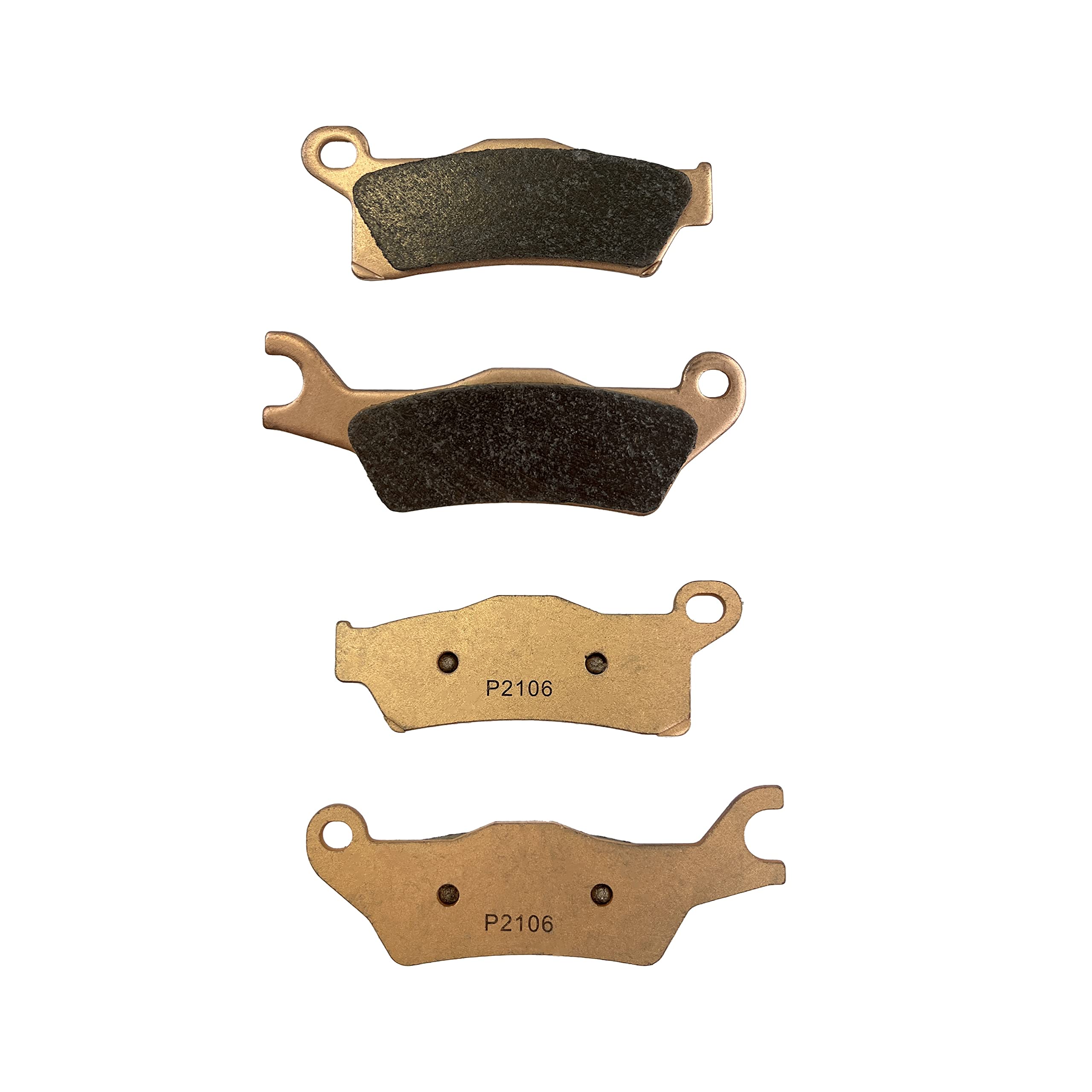 Demon Front/Rear Right Sintered Brake Pads for Can-Am Outlander/Renegade, Better Grip Sintered Metallic Material, Reduced Brake Fade, Instant Braking (See Fitment Details in Description)