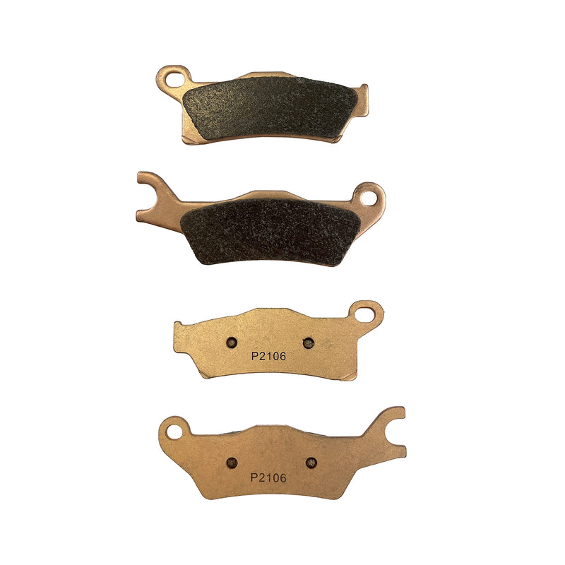 Demon Front/Rear Right Sintered Brake Pads for Can-Am Outlander/Renegade, Better Grip Sintered Metallic Material, Reduced Brake Fade, Instant Braking (See Fitment Details in Description)