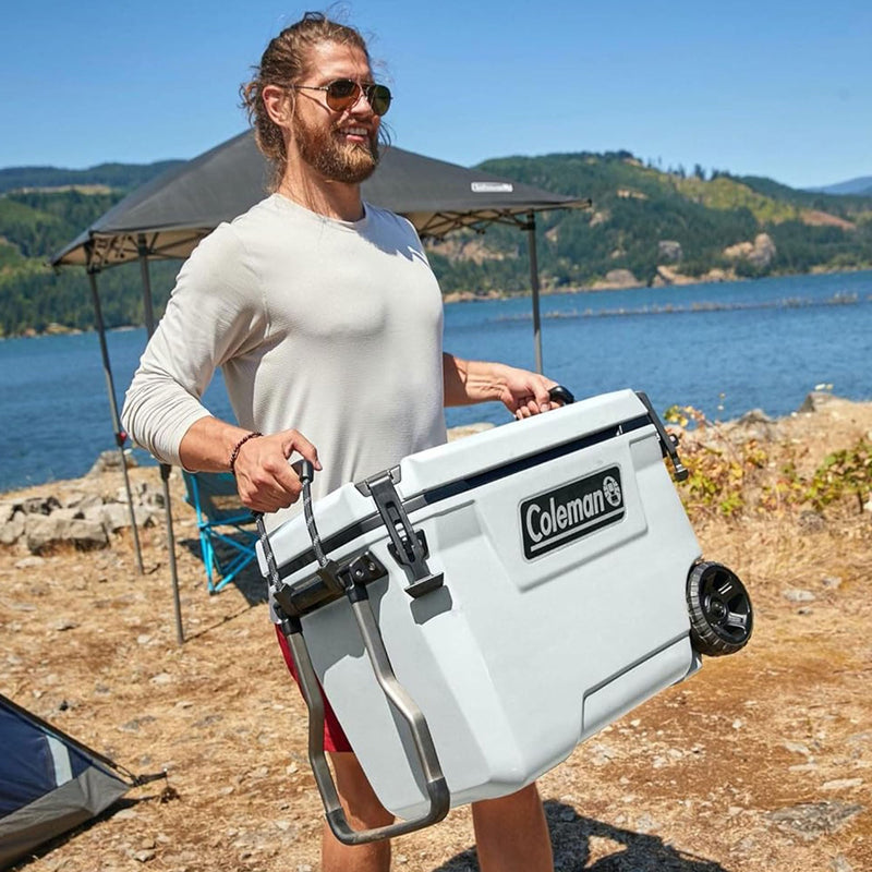 Coleman Convoy Series Ice Chest 65 Quart Cooler with Wheels