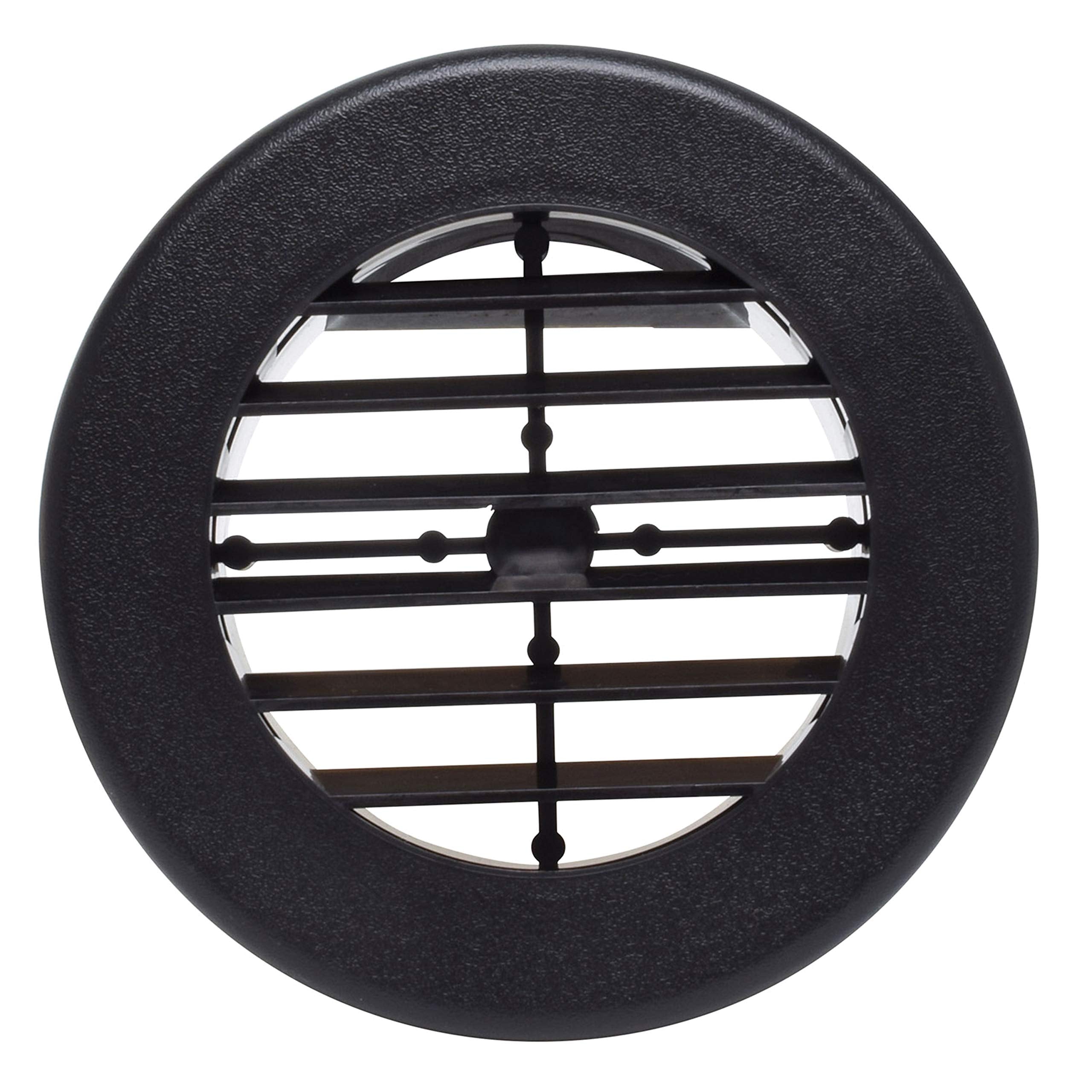A/C Register Valterra Non-Damp, 4", Black