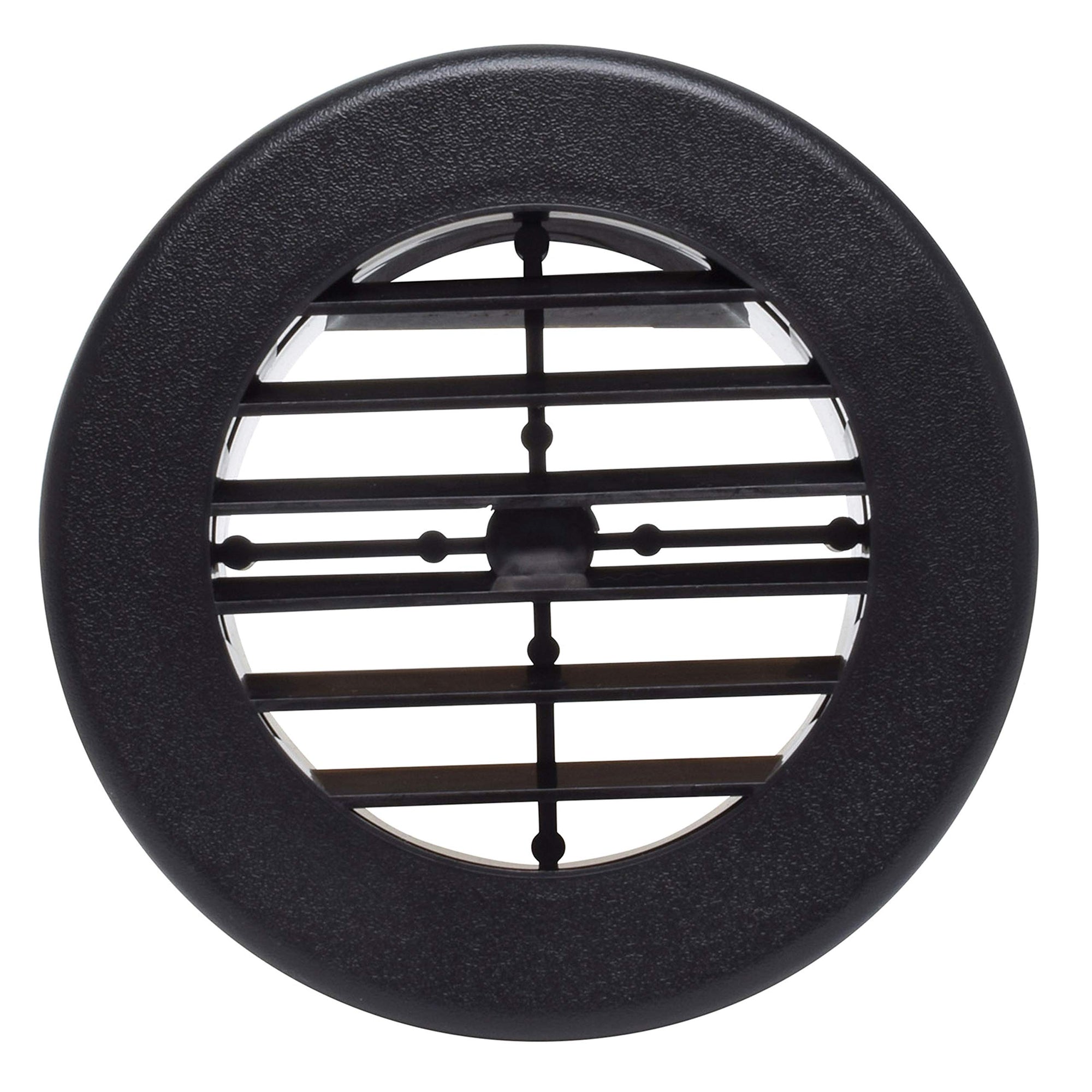 A/C Register Valterra Non-Damp, 4", Black