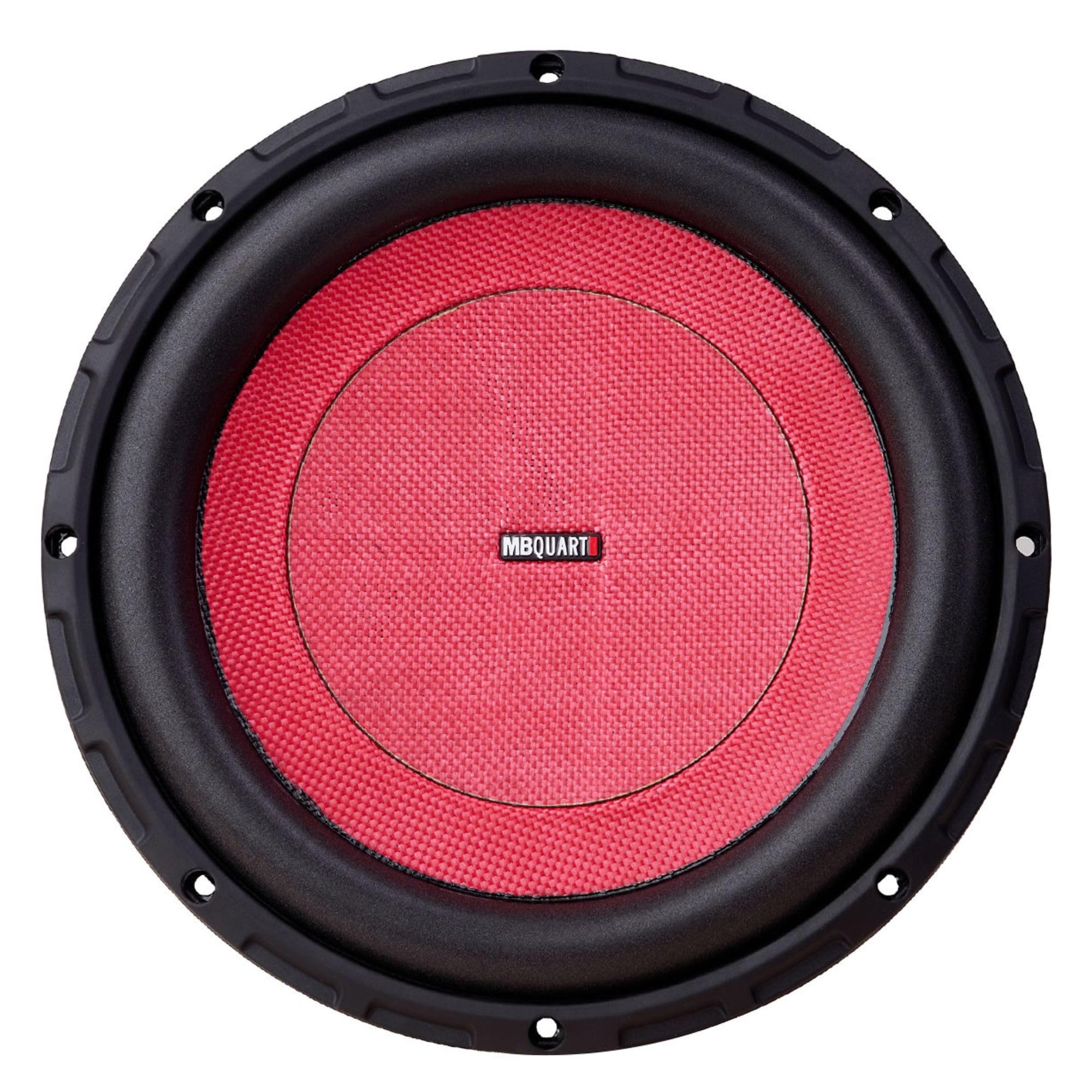 10" MB Quart Discus DVC 4 Ohm Wall Mount Shallow Subwoofer with 600W Peak Power, High-Temperature Vented Voice Coil for Superior Sound Quality