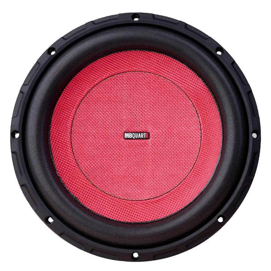 10" MB Quart Discus DVC 4 Ohm Wall Mount Shallow Subwoofer with 600W Peak Power, High-Temperature Vented Voice Coil for Superior Sound Quality