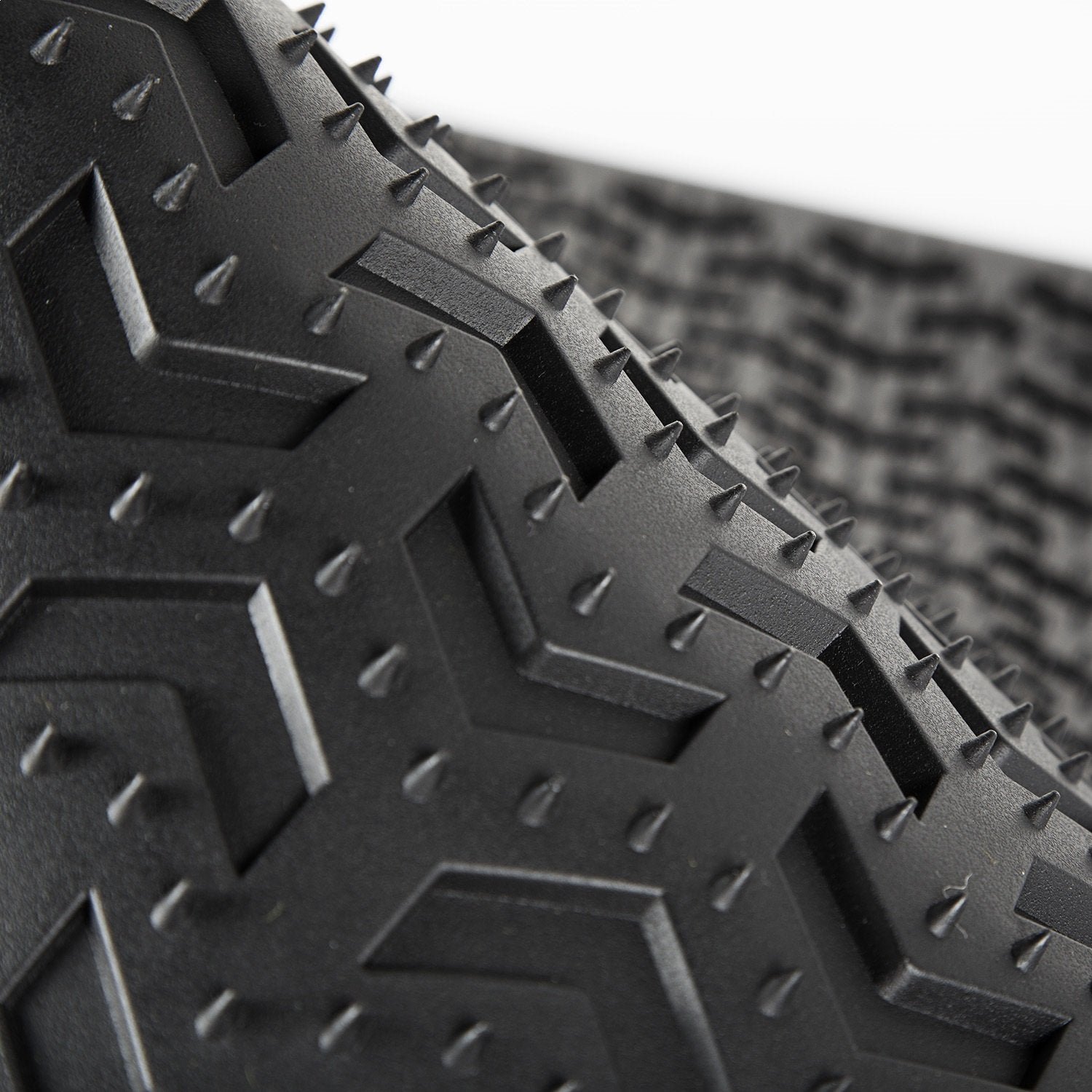 Front Floor Liners Rugged Ridge for Colorado/Canyon | Pair, All-Terrain, Black | 82901.31 | Fits 2015-2018 Chevrolet Colorado & GMC Canyon Extended & Crew Cab
