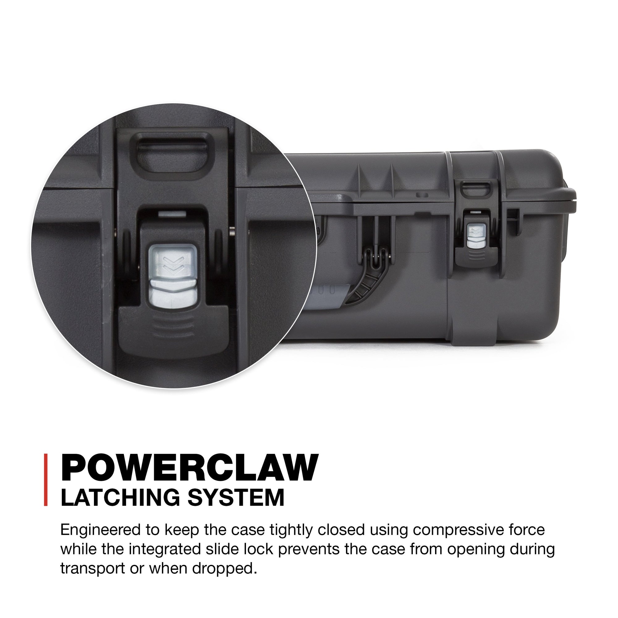 Waterproof Nanuk 945 Hard Case with Padded Dividers - Graphite