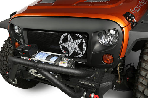 Spartan Grille Kit, Rugged Ridge | Star | 12034.31 | Fits 2007-2018 Jeep Wrangler JK