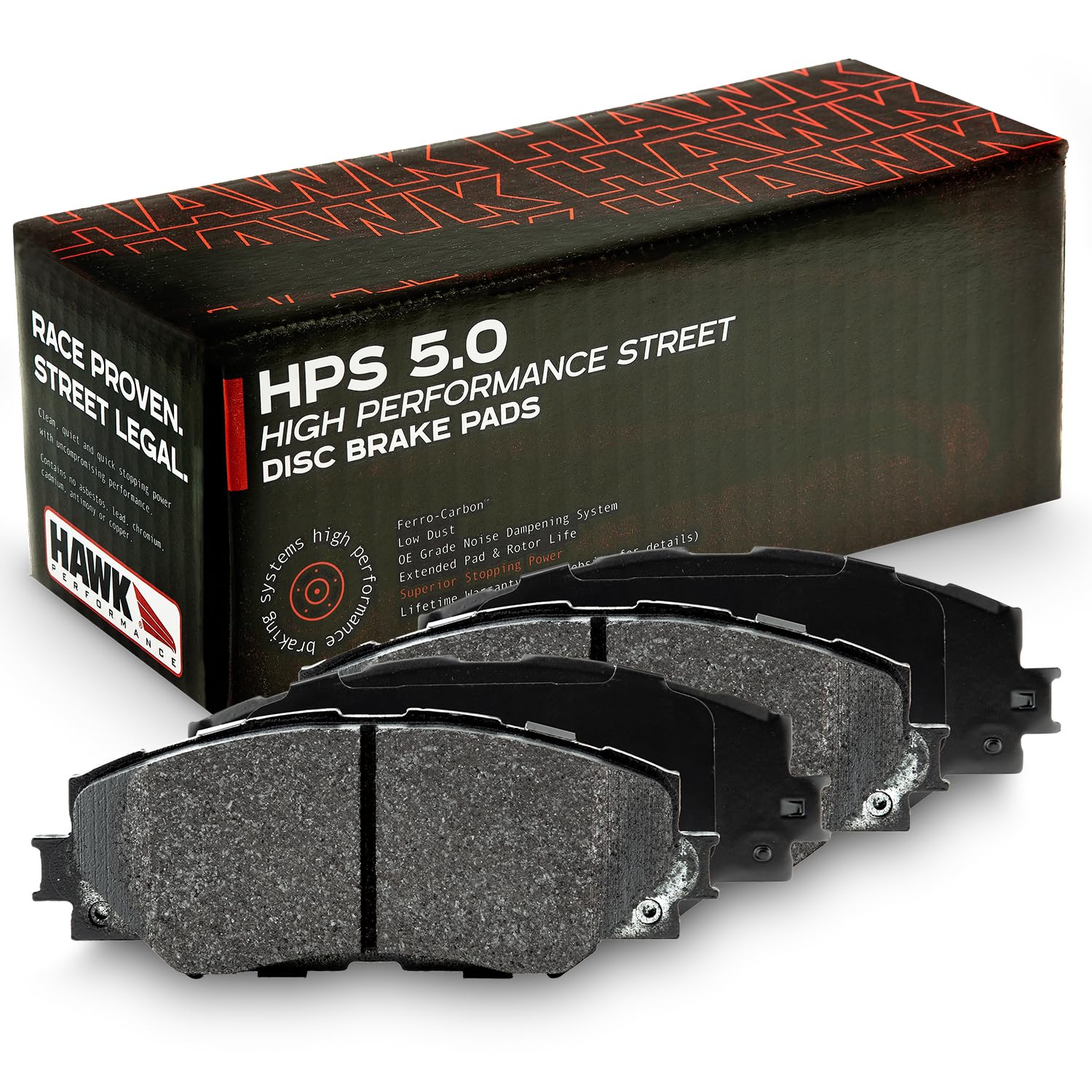 Hawk Performance HPS 5.0 HB627B.690 Street Brake Pads