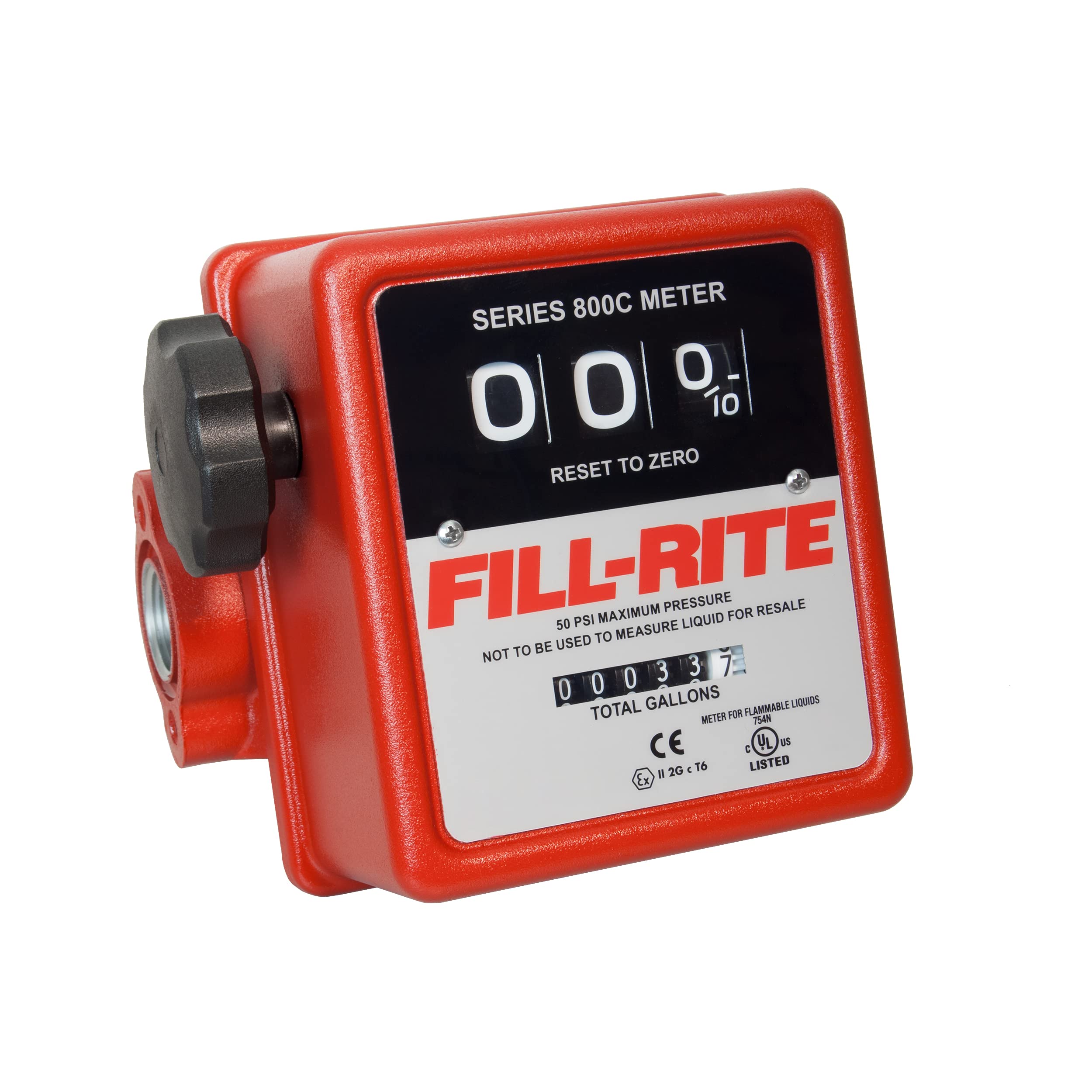 3 Wheel Fill-Rite 807C Mechanical Meter, 5 to 20 GPM