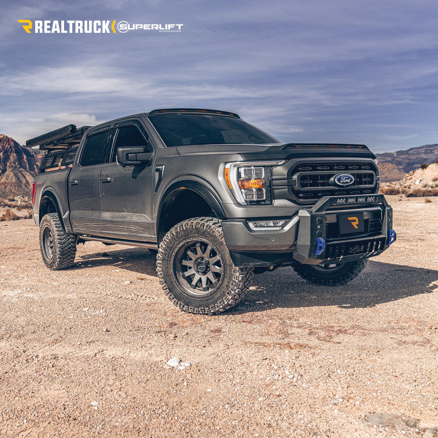 SUPERLIFT SUSPENSION RealTruck 6" Lift Kit for Ford F-150 | Complete Lift Kit with Front & Rear Shadow Series Shocks and Super Runner Radius Arms | K561 | Fits 1980-1996 Ford F-150 4WD