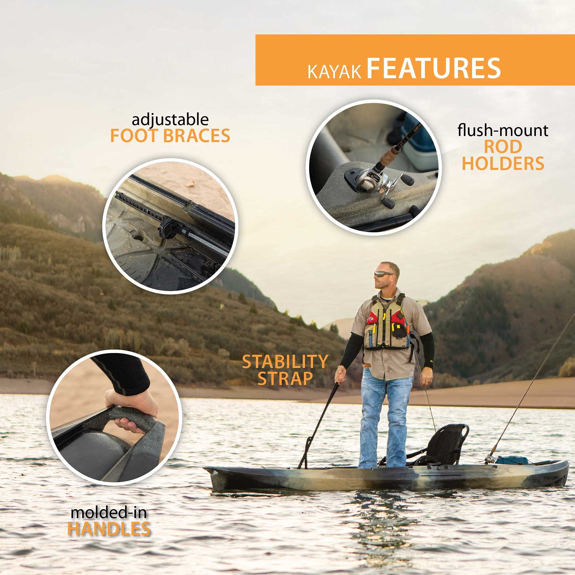 Stealth Pro Angler Lifetime 90958 Fishing Kayak 118