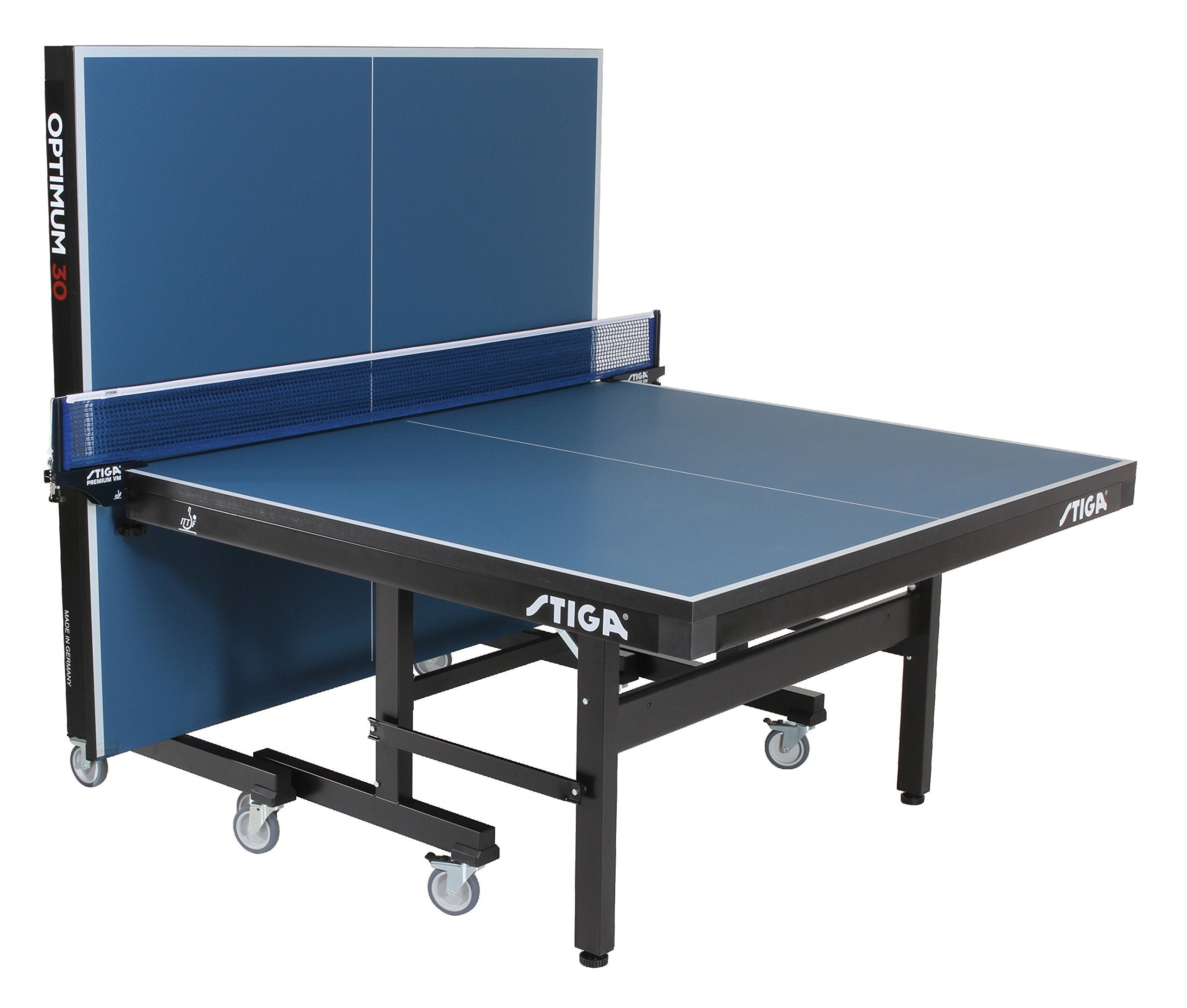 30 Table Tennis Table Optimum - Tournament-Approved, 30mm Thick Top, and Unmatched Stability