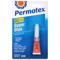 Super Glue Gel Permatex, 2 g Tube