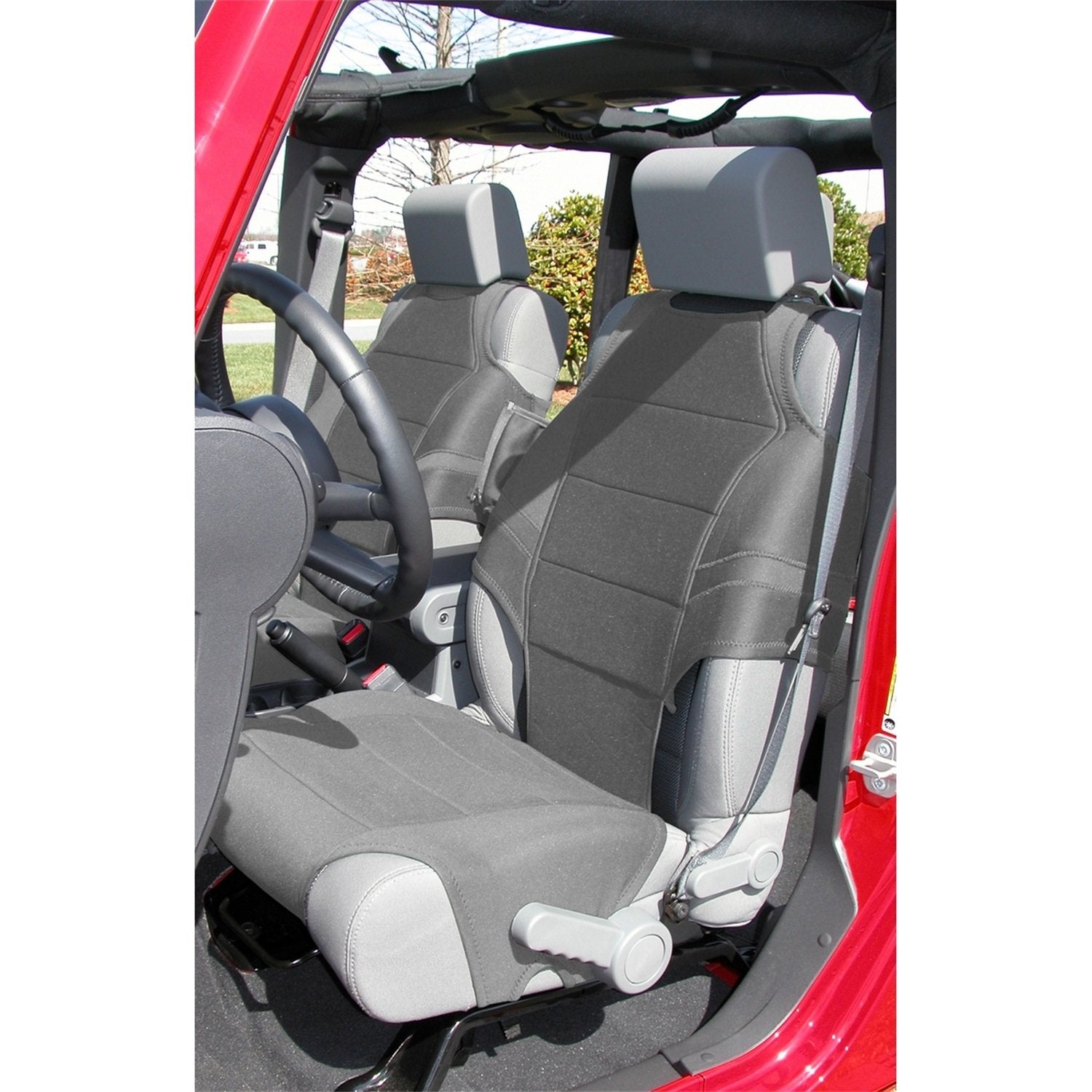 Rugged Ridge Vests Seat Protector for Jeep Wrangler/Gladiator | 13235.32 | Fits 2007-2025 Jeep Wrangler JK/JL; 2020-2025 Jeep Gladiator JT
