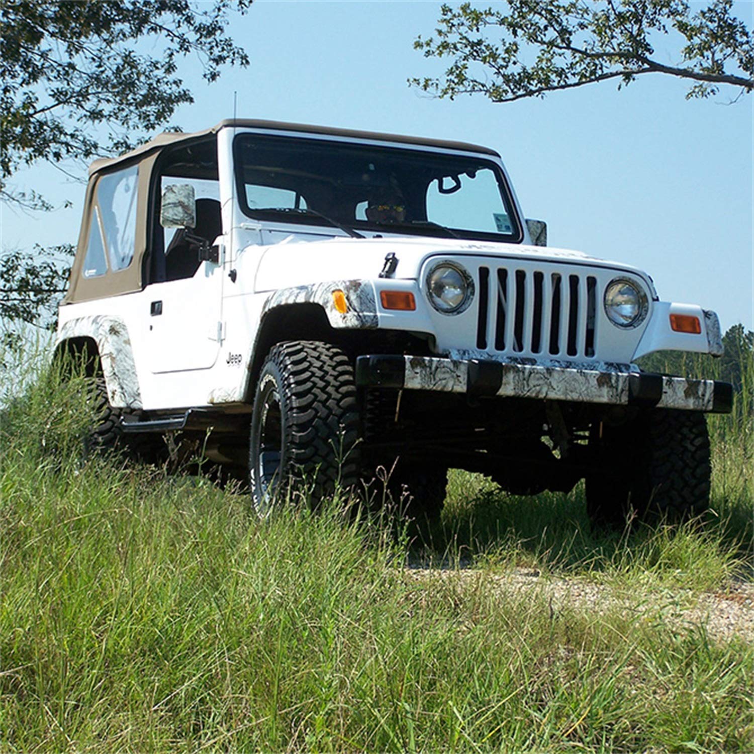 SUPERLIFT SUSPENSION RealTruck 4" Lift Kit for Jeep Wrangler TJ | Complete Lift Kit with Front & Rear Shadow Series Shocks and Lower Control Arms | K843 | Fits 2003-2006 Jeep Wrangler TJ