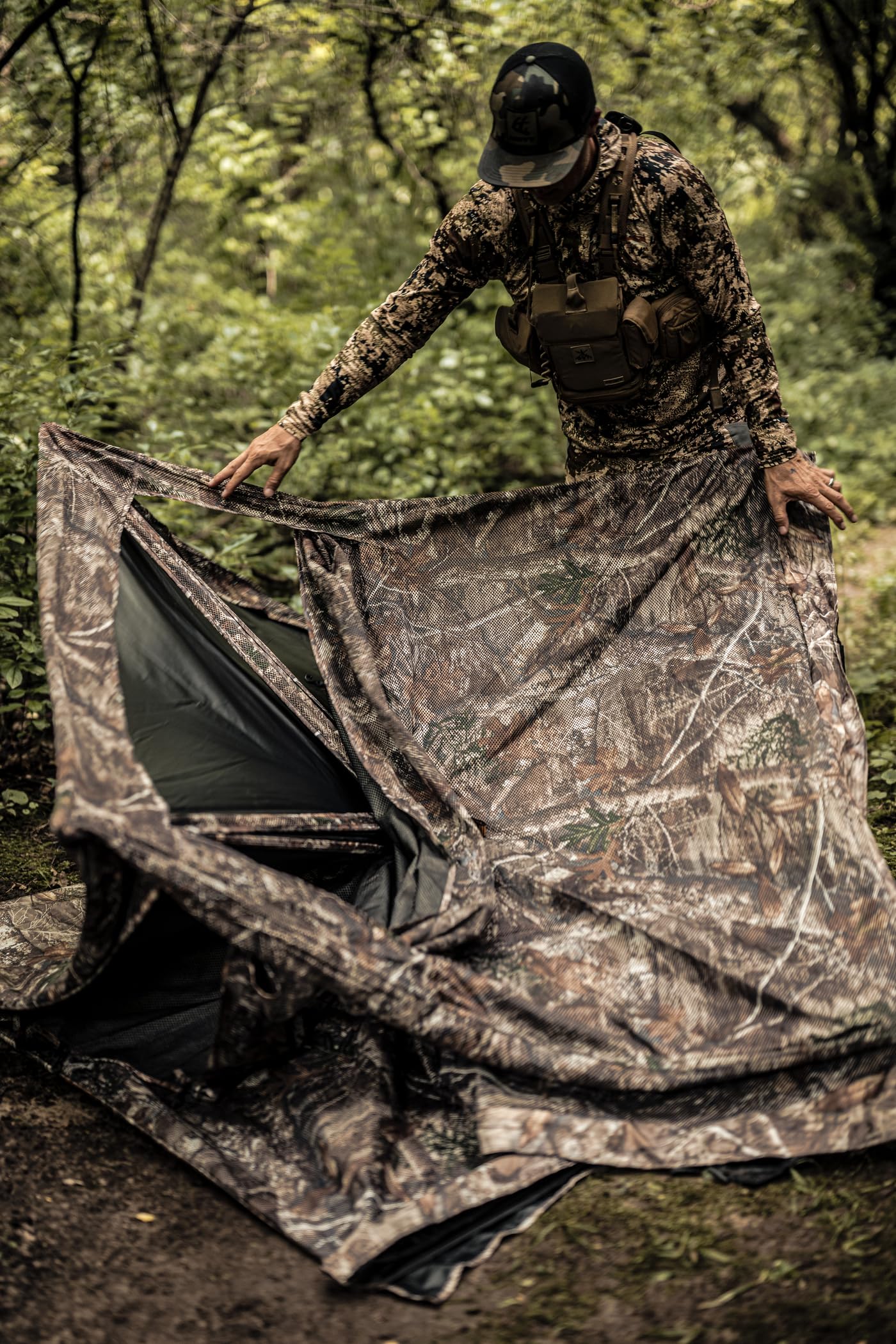 RB24 Pro Rhino Outdoors RTE-3 Man, 5 Hub Design. Realtree Edge 600D
