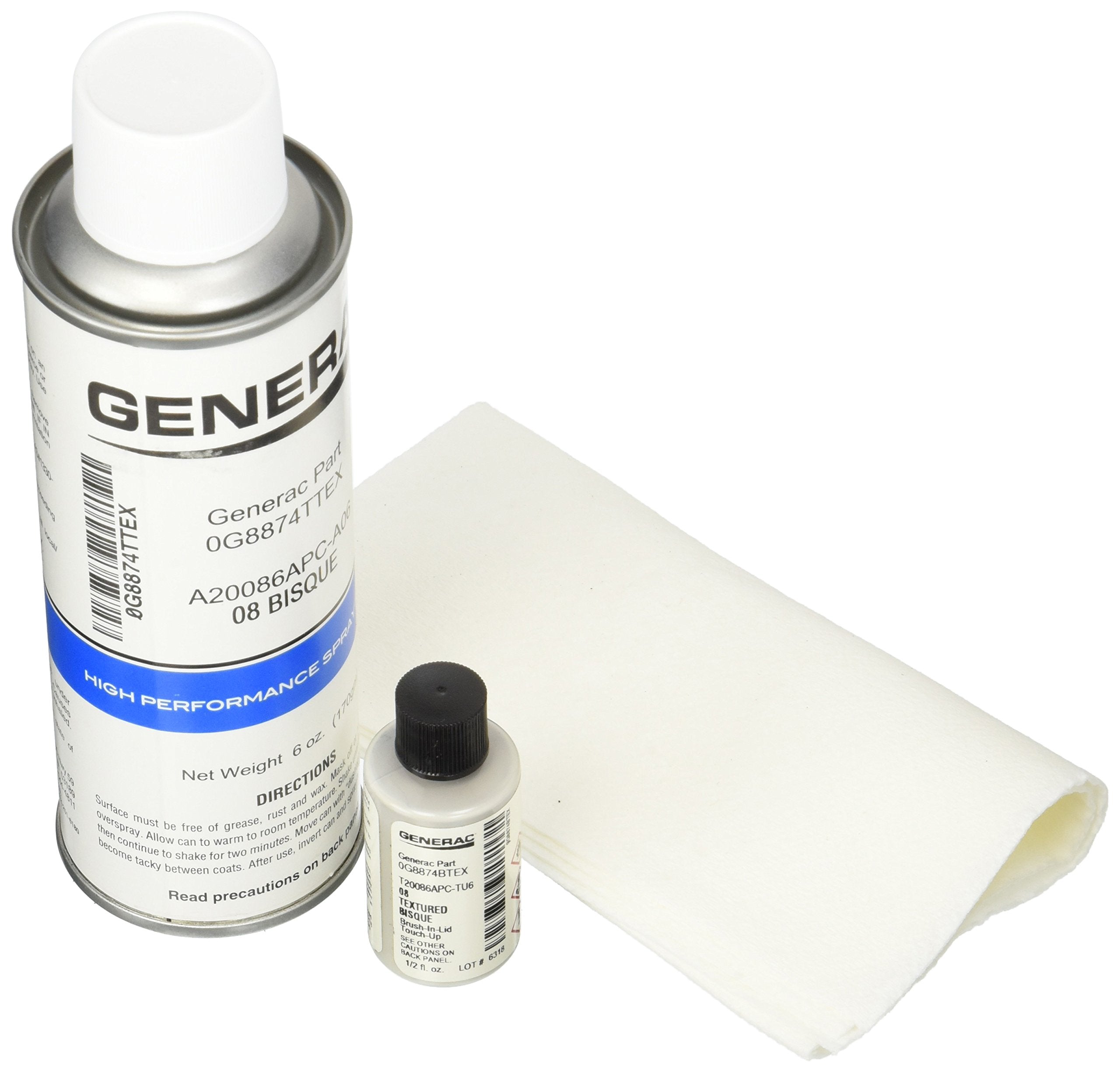 Generac Touch-Up Paint Kit Bisque (2008+) - Maintenance Kit for Generac 7kW-Watt CorePower