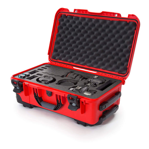 Waterproof Nanuk 935 Hard Case with Foam Insert for Canon, Nikon - 2 DSLR Body and Lens/Lenses - Red (935-EDSLR9)