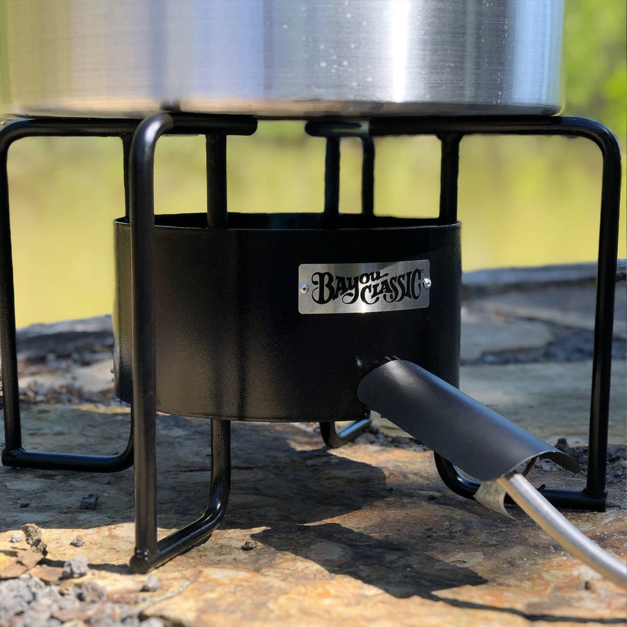 Bayou Classic KAB6 Cooker Bayou Banjo - Propane Burner for Outdoor Cooking, Outdoor Stove - Crawfish Boiler, Homebrew Burner - Large Stock Pots - Fish Boil, Gumbo, Soup, Stew, Brewing, Tamales