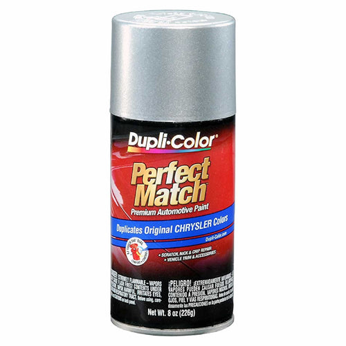 Chrysler Radiant Silver Metallic Dupli-Color EBCC03387 Perfect Match Automotive Spray Paint – 8 oz. Aerosol Can