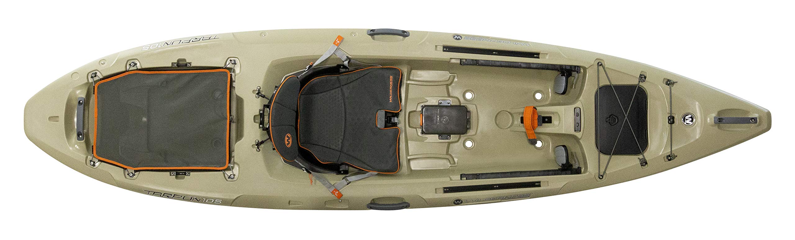 Tarpon 105 Wilderness Systems | Sit on Top Fishing Kayak | Premium Angler Kayak | 10' 6" | Fossil Tan