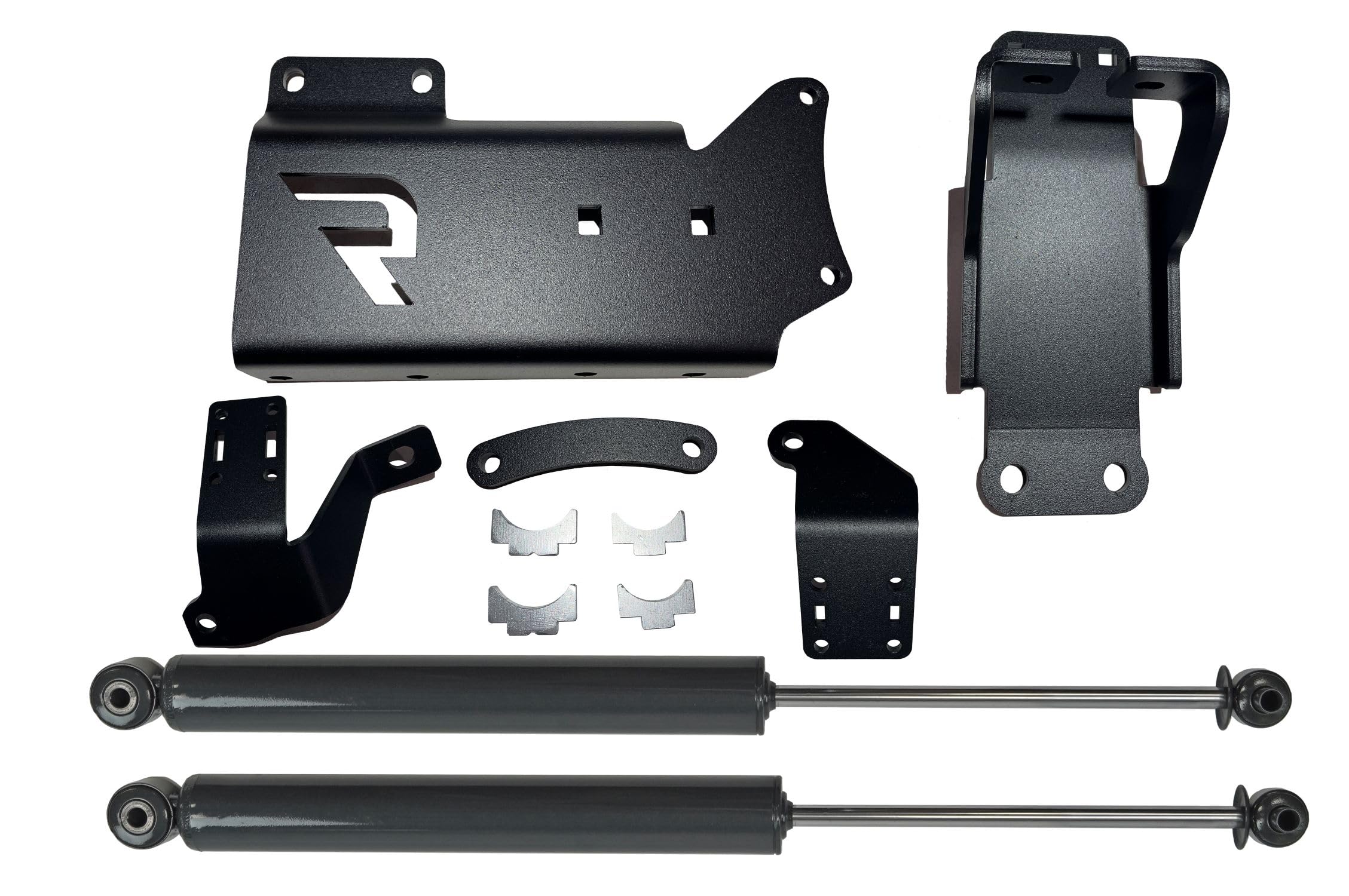 Dual Steering Stabilizer Kit SUPERLIFT SUSPENSION for RAM 2500/3500 | Shadow Series Cylinders | 92771-1 | Fits 2014-2025 RAM 2500/3500 4WD with No Lift to Any Lift Height